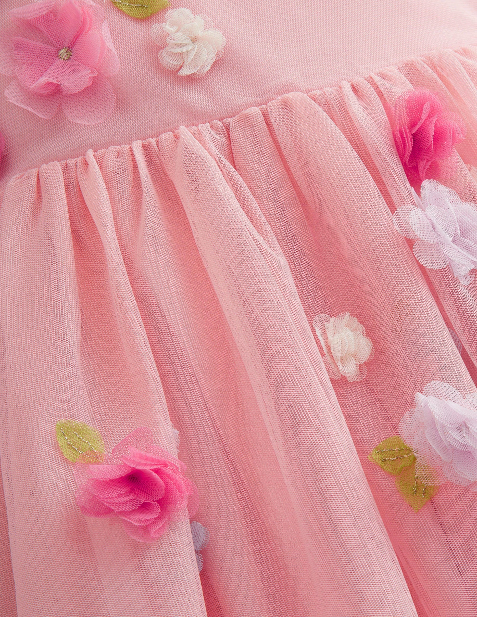 Tüllkleid mit Applikationen-Provence-Altrosa-3