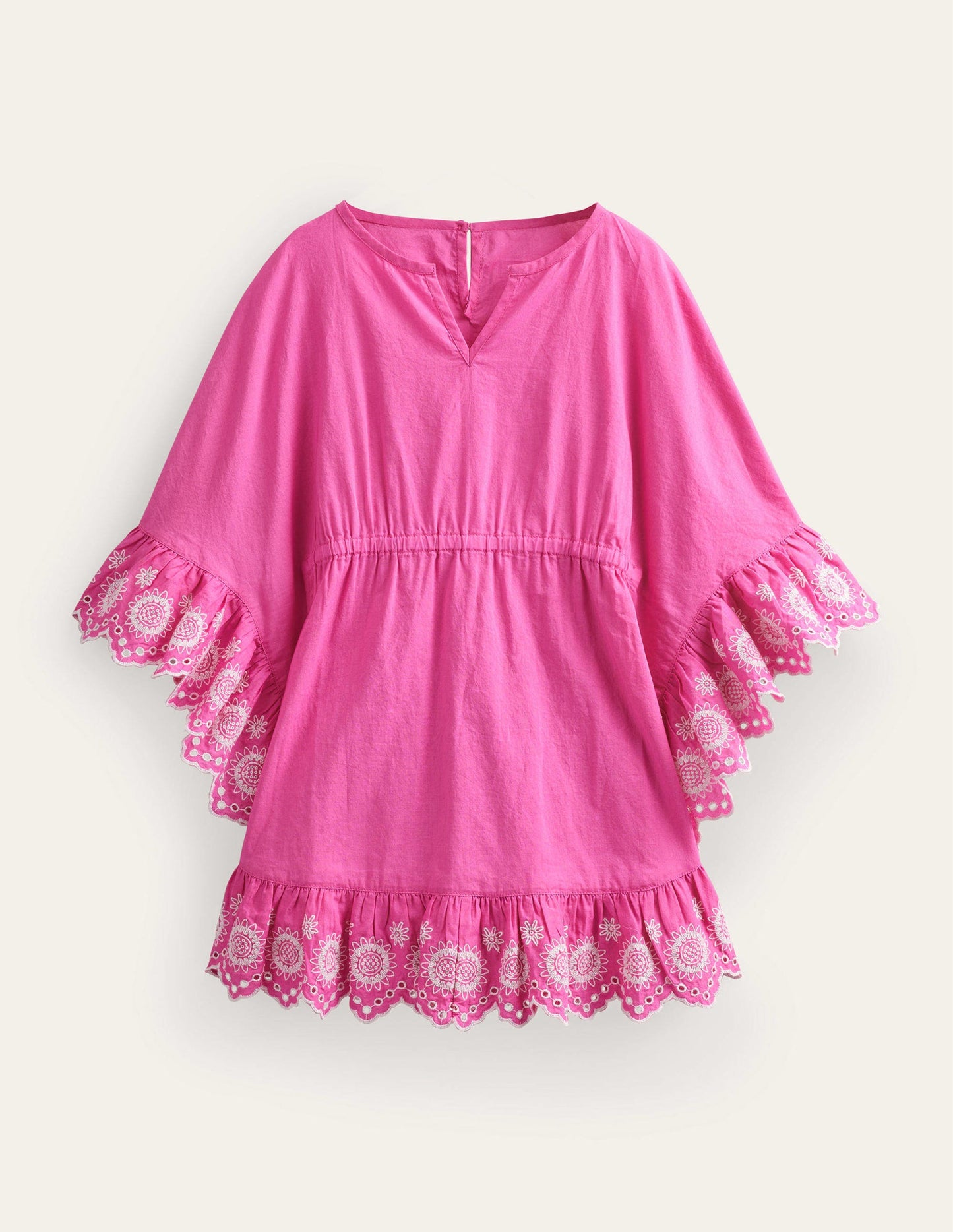 Caftan brodé-Rose bonheur