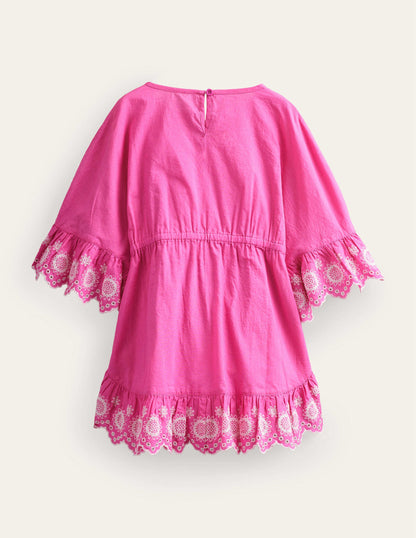 Caftan brodé-Rose bonheur