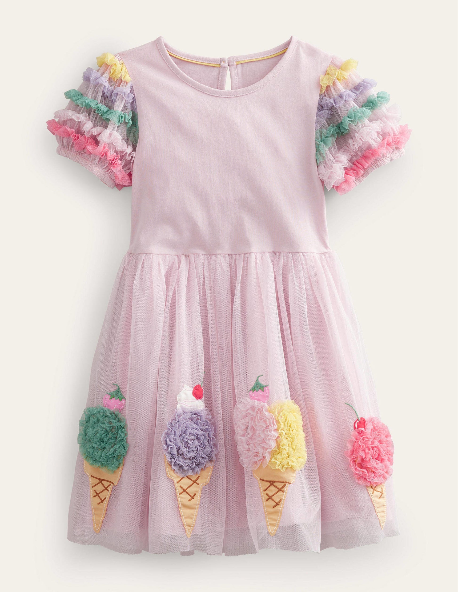Tüllkleid-Französisches Rosa-1