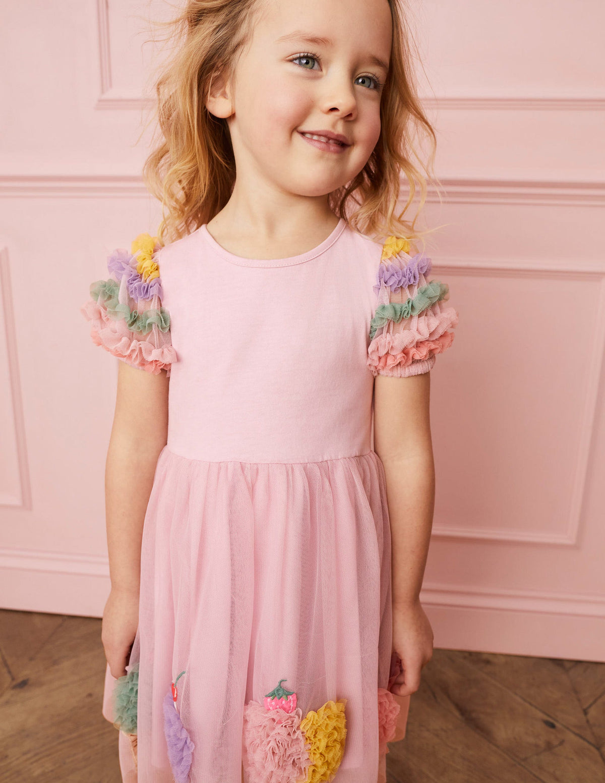 Tüllkleid-Französisches Rosa - Image 4