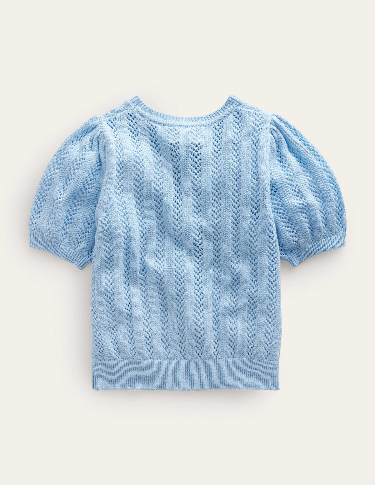 Fruit Crochet Cardigan-Brunnera Blue - Image 2