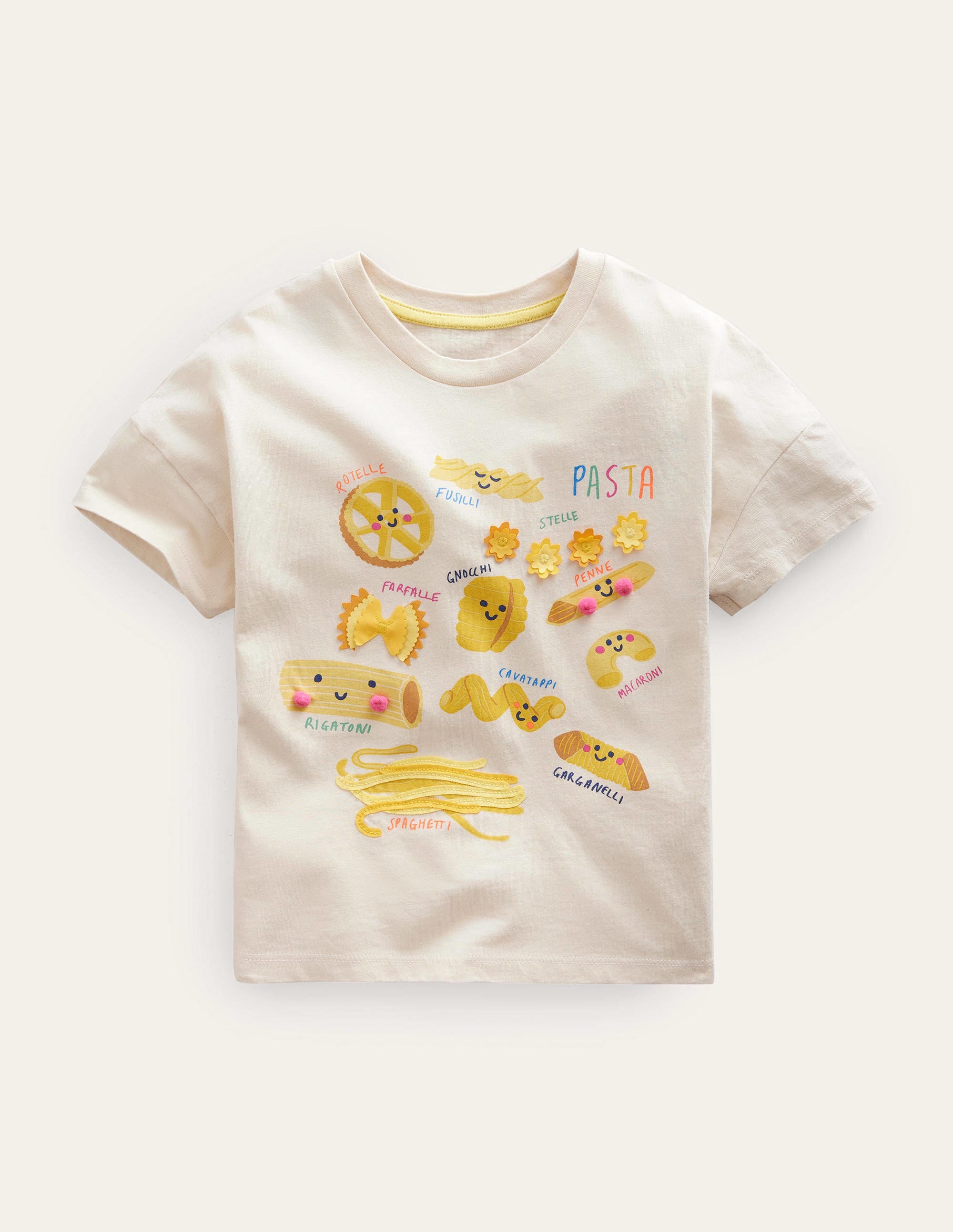 T-Shirt mit Motiv-Vanille, Pasta - Image 1