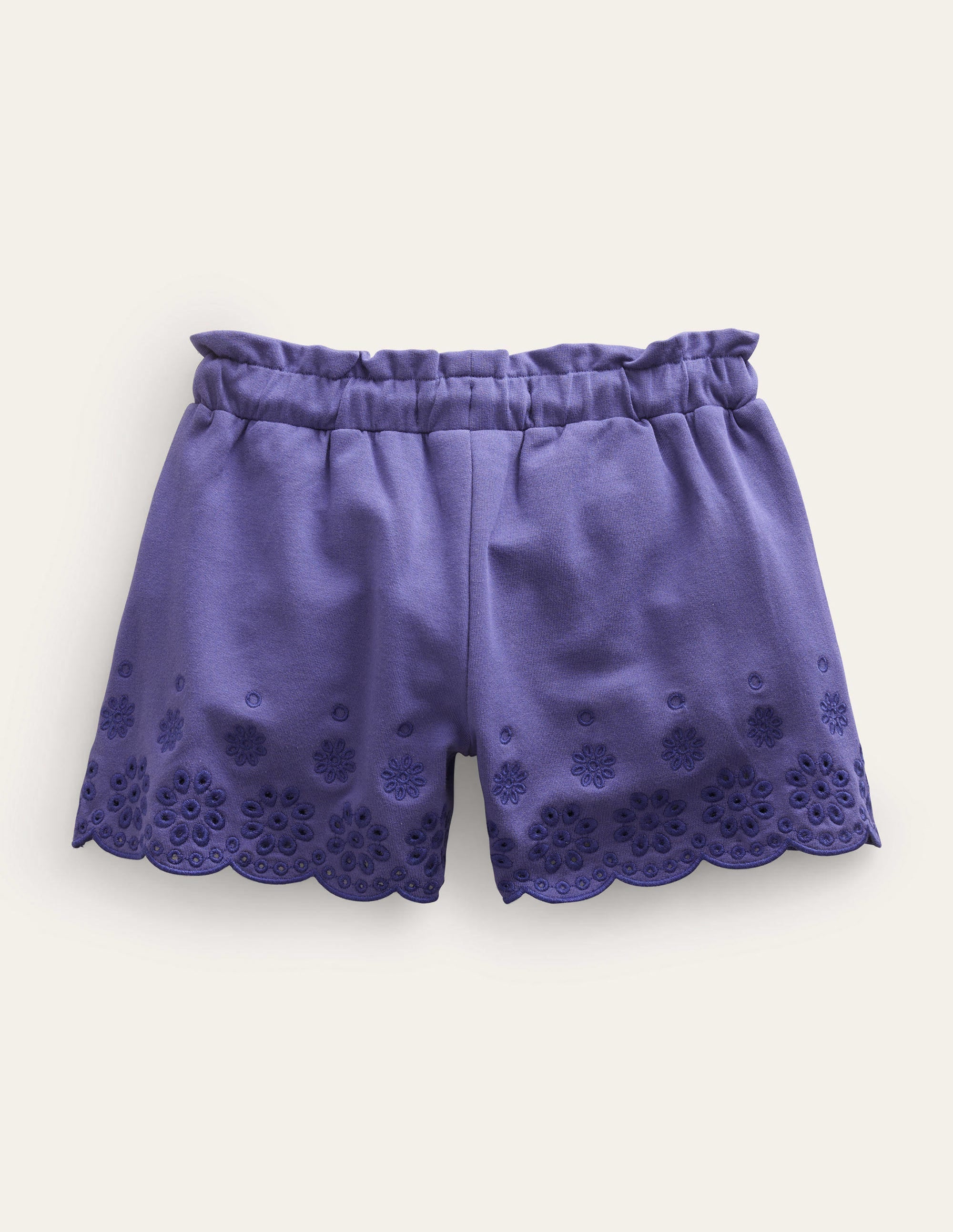 Short en jersey à œillets-Bleu tribord tendre - Image 2