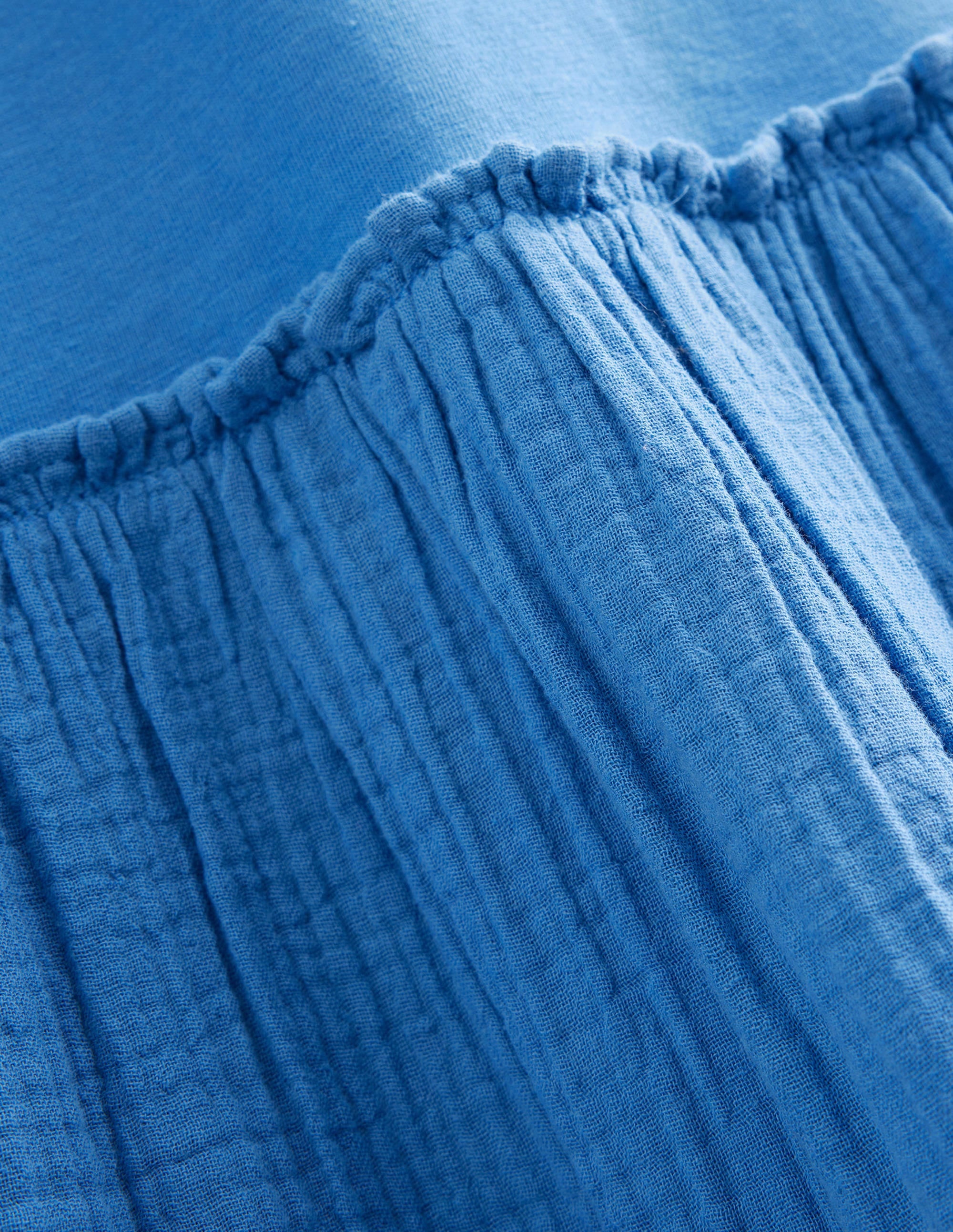 Robe tissée texturée-Bleu élisabéthain - Image 3