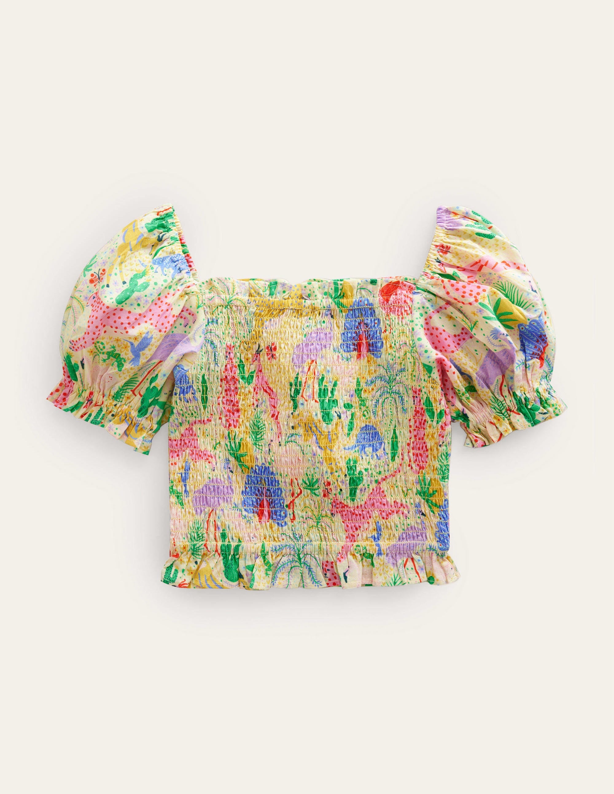 Blouse froncée coordonnée-Désert multi - Image 2