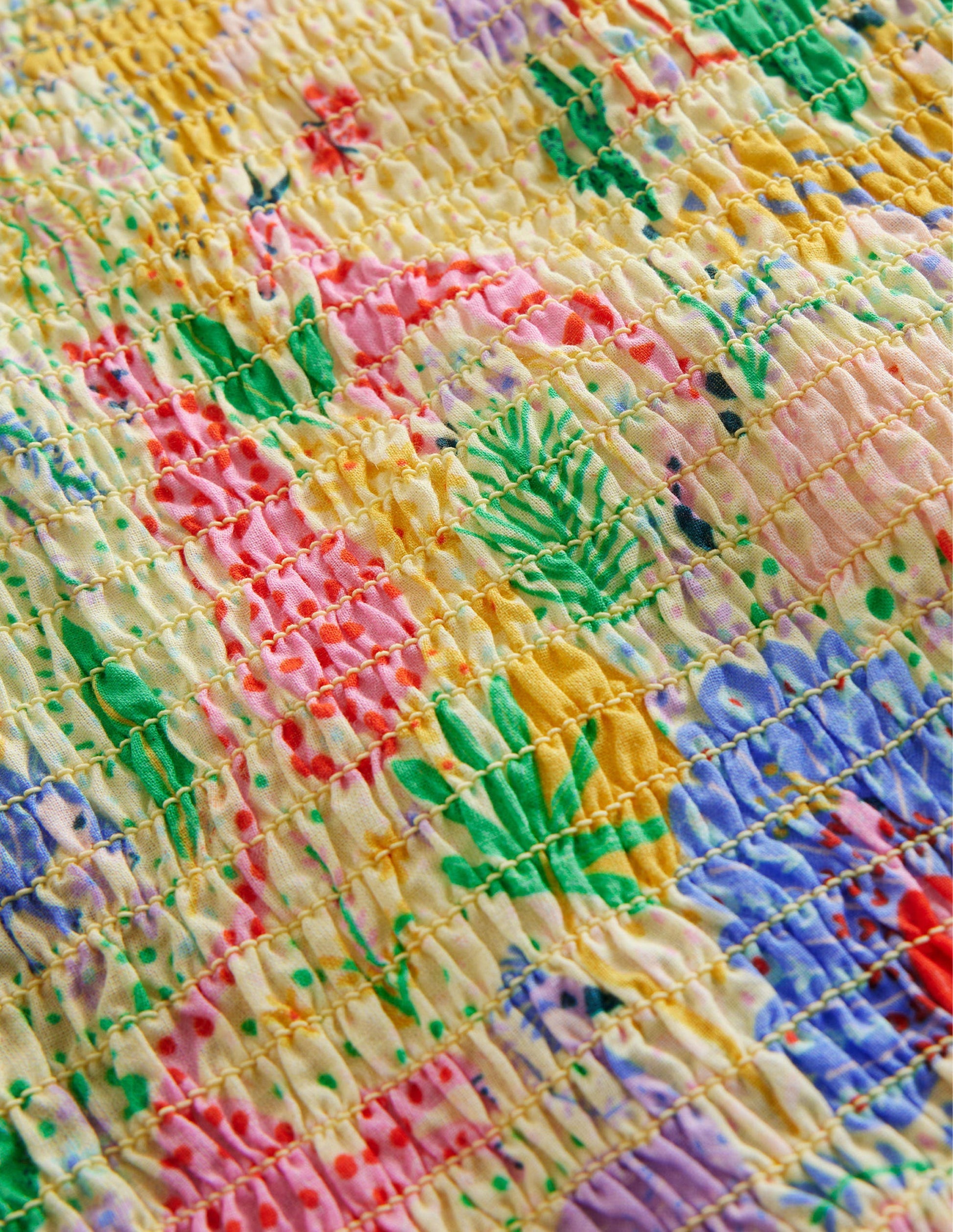 Blouse froncée coordonnée-Désert multi-3