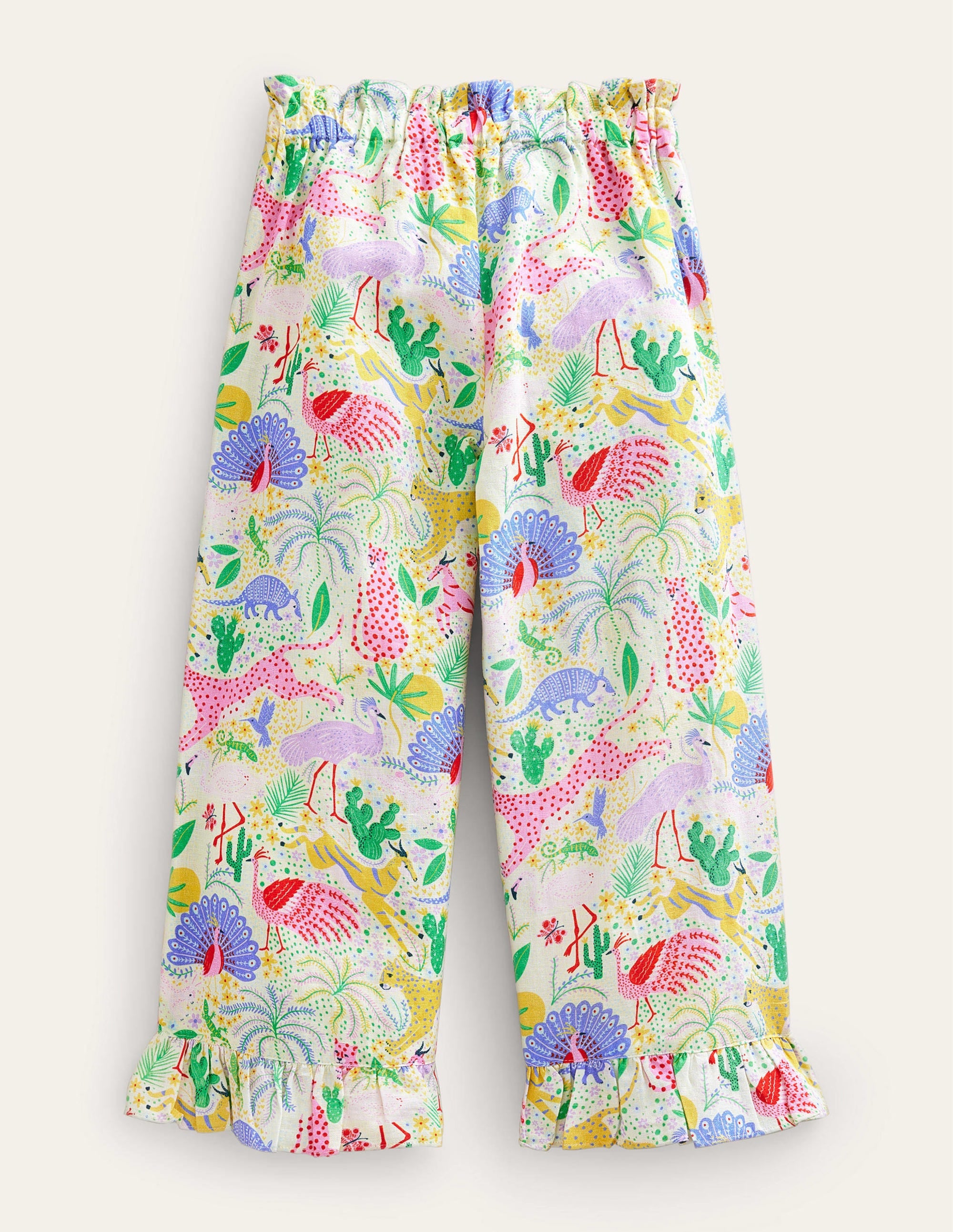 Pantalon large à bords volantés-Désert multi - Image 2