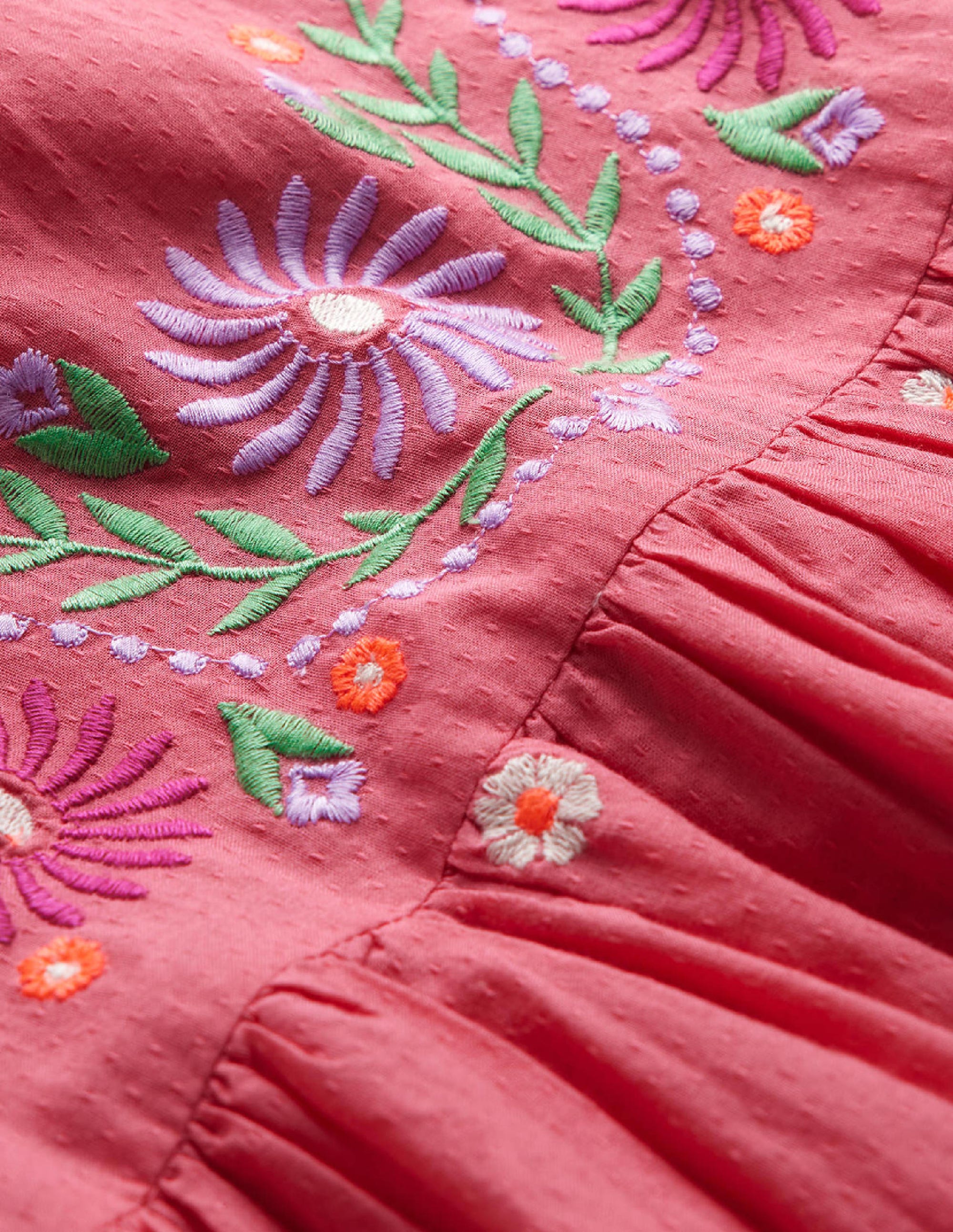 Robe brodée texturée-Sucette - Image 3