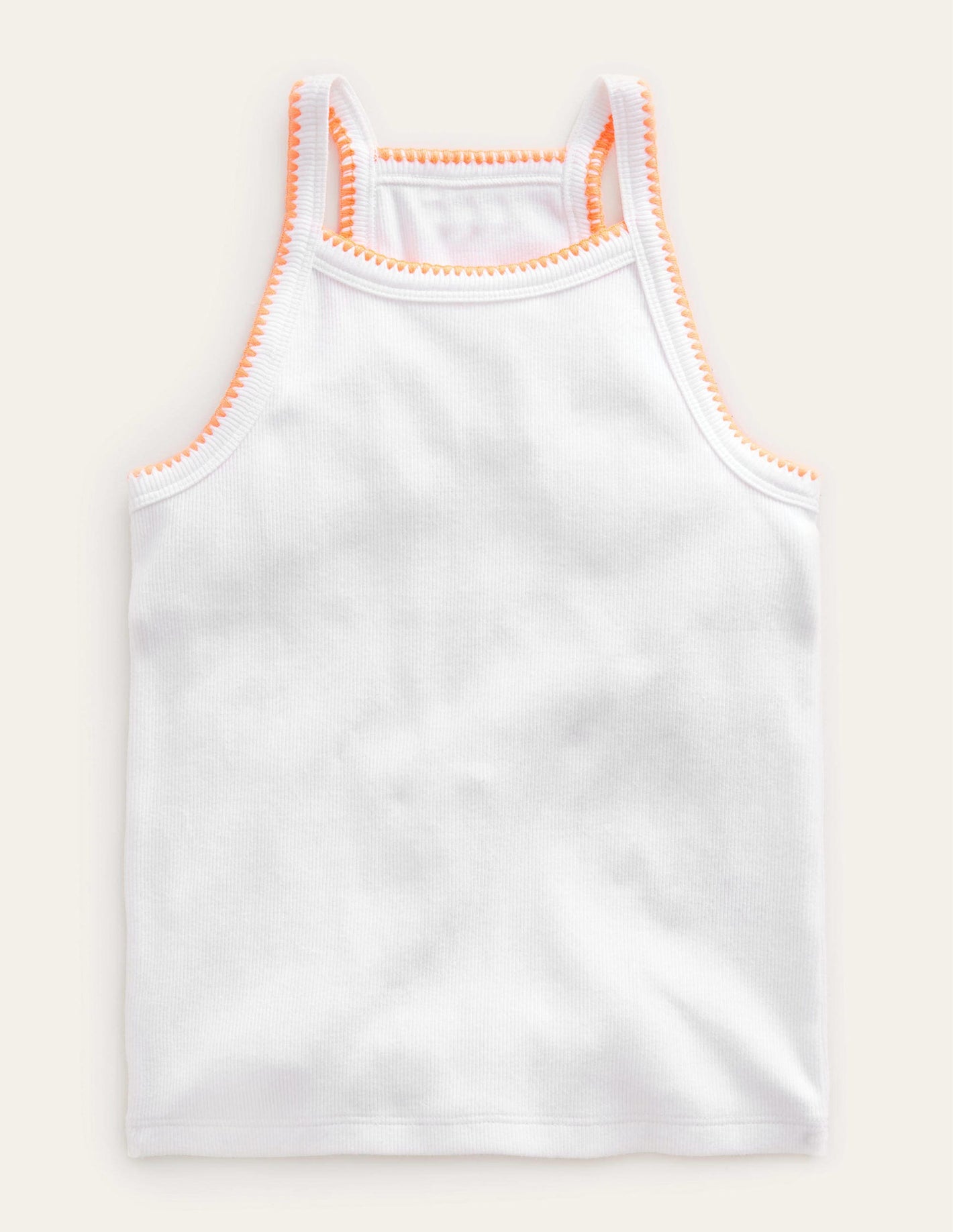 Cut Away Vest-White