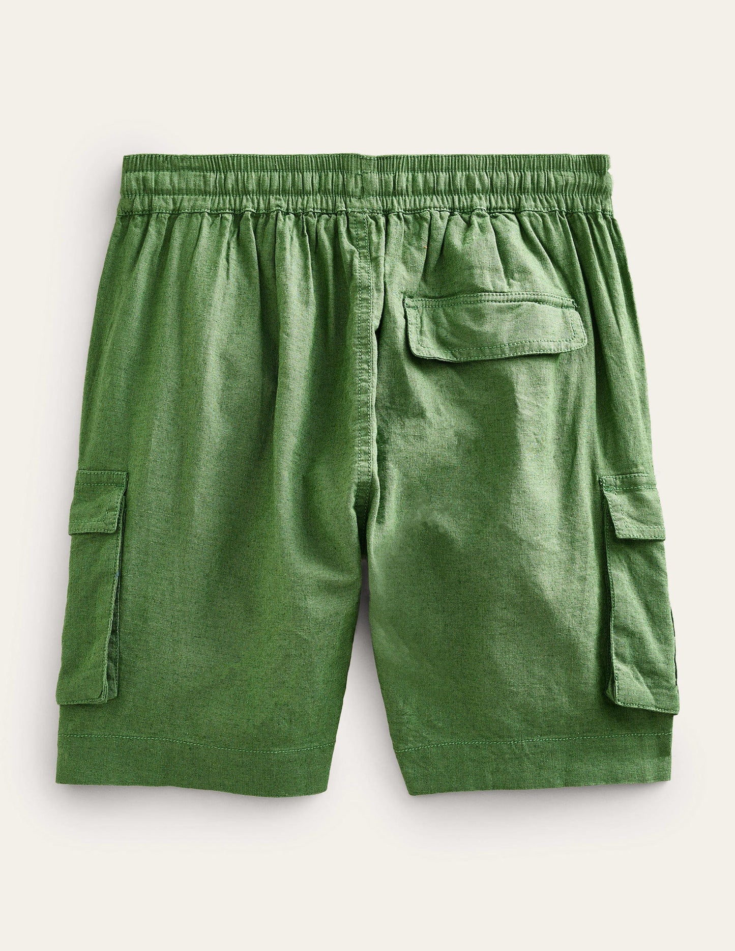 Cargoshorts mit längerem Schnitt-Khakigrün