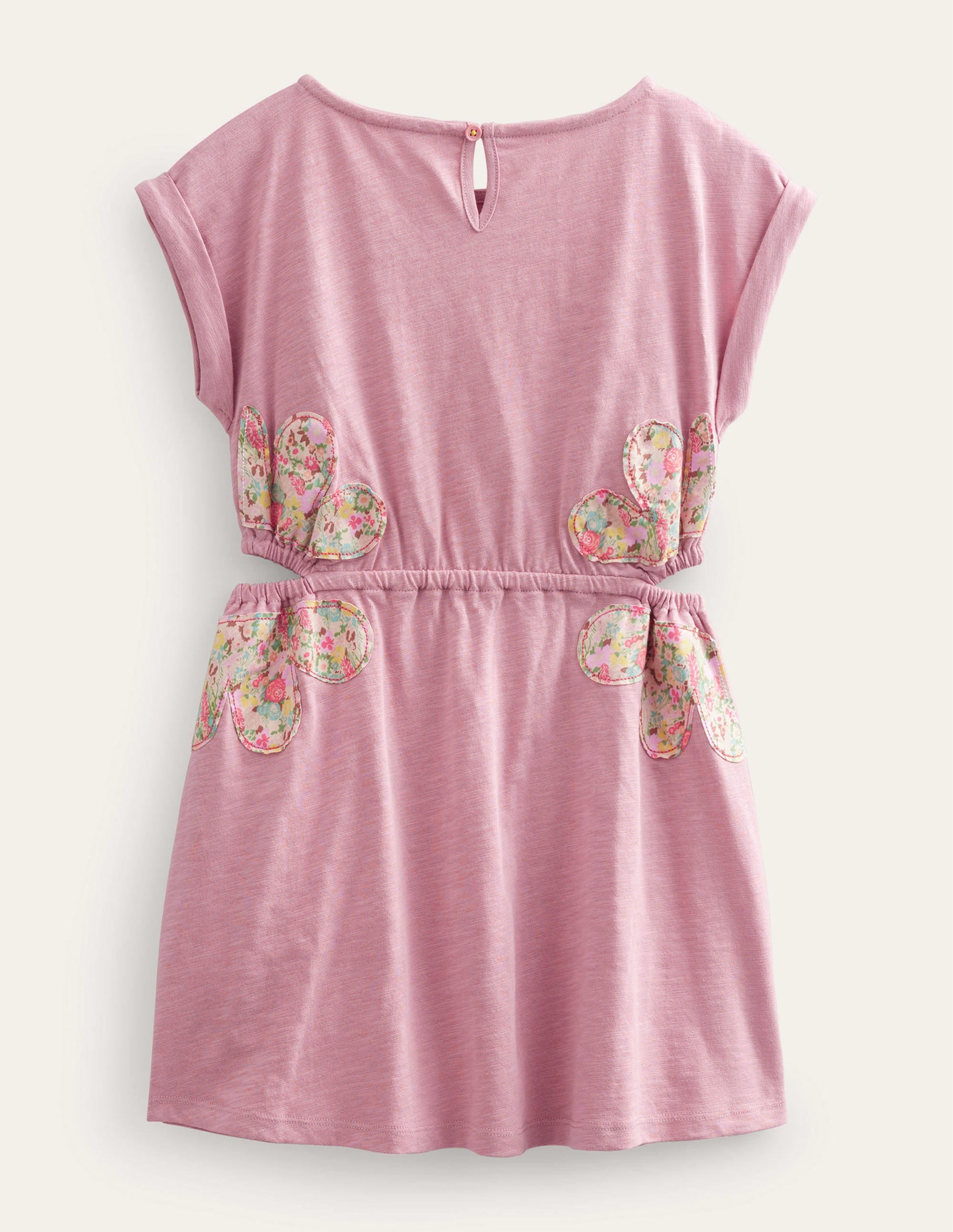 Robe à découpes-Rose amande - Image 2