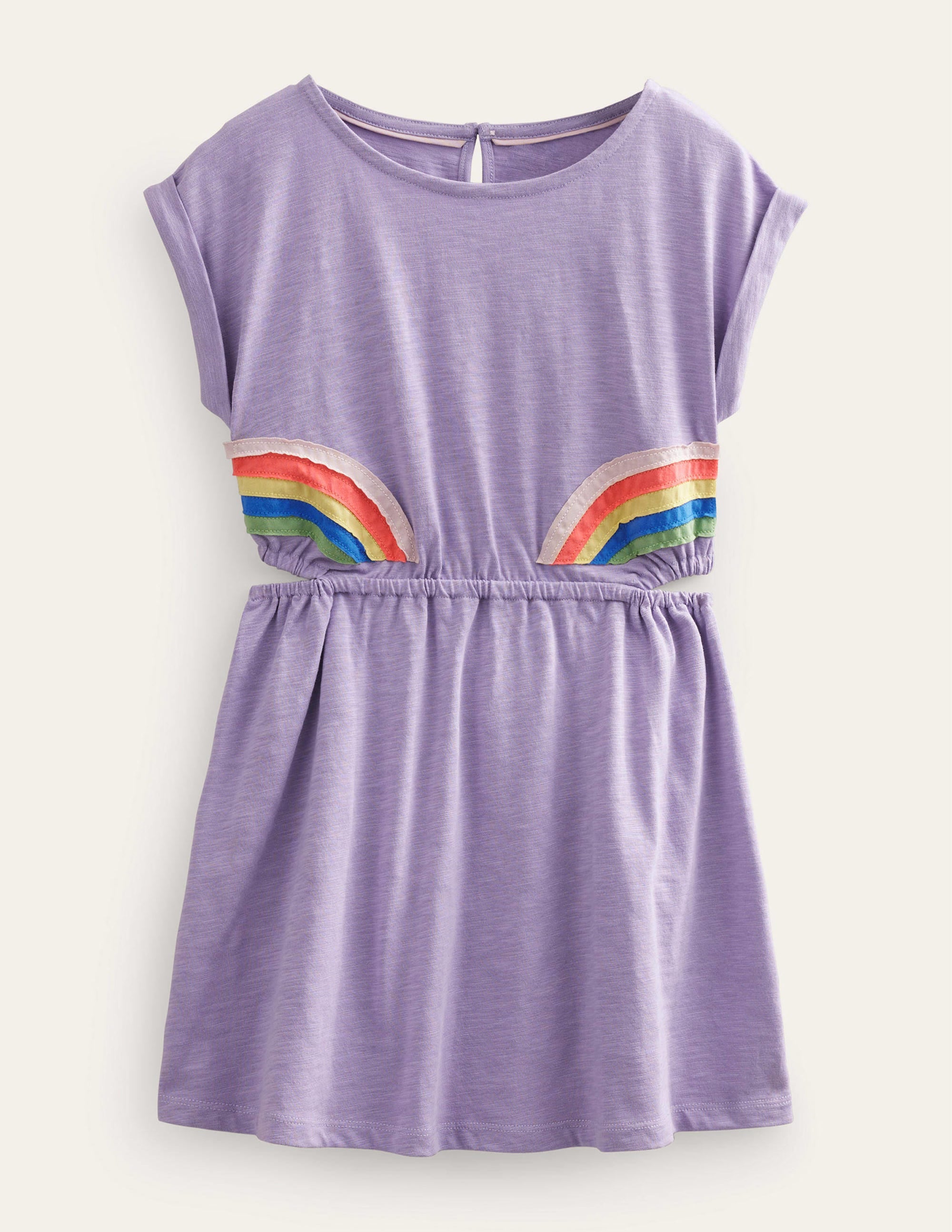 Robe à découpes-Arc-en-ciel lavande brumeuse - Image 1