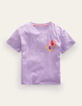 T-shirt avec inscription imprimée-Motif Self Love lavande brumeuse