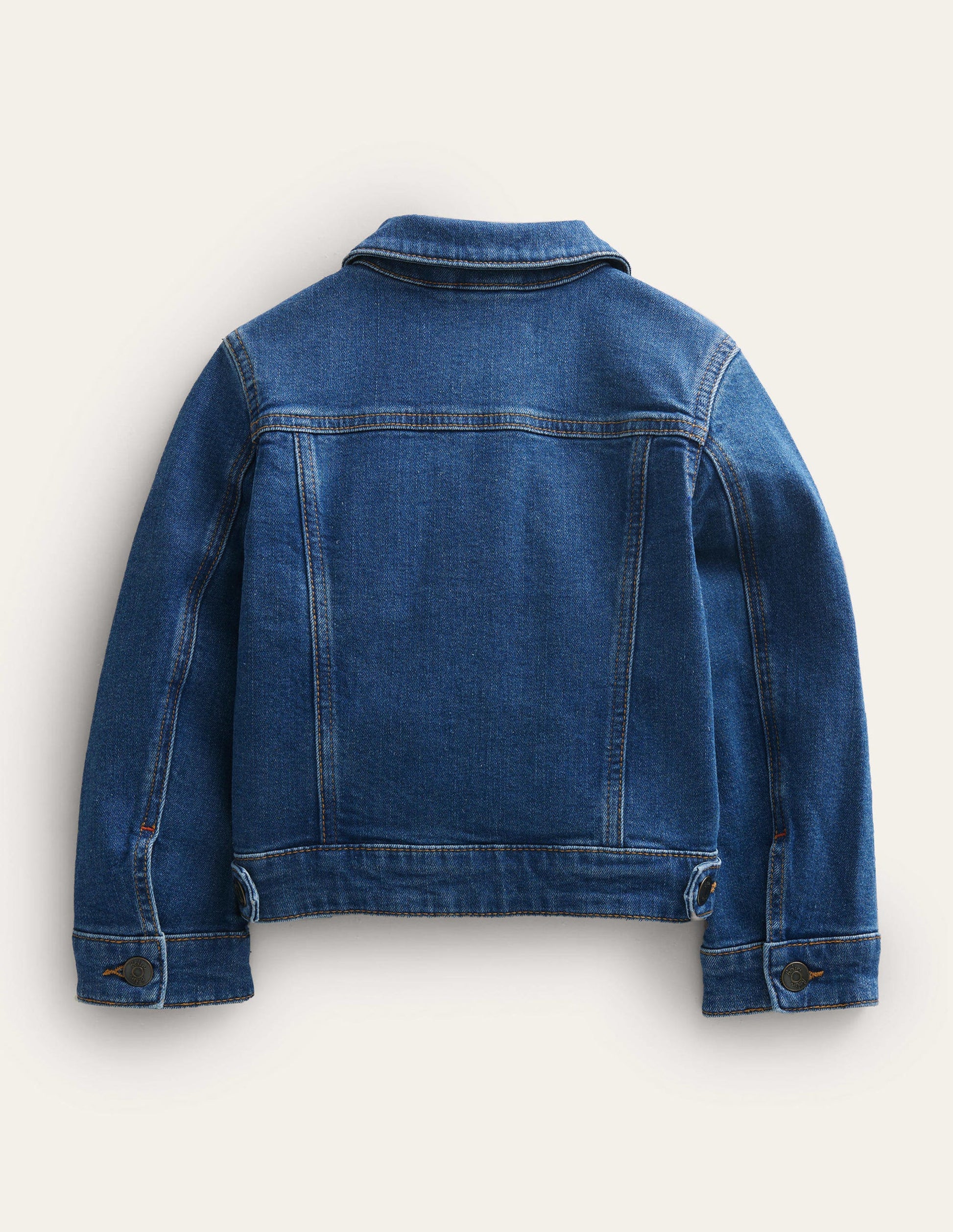 Everyday Denim Jacket-Mid Vintage Denim-2
