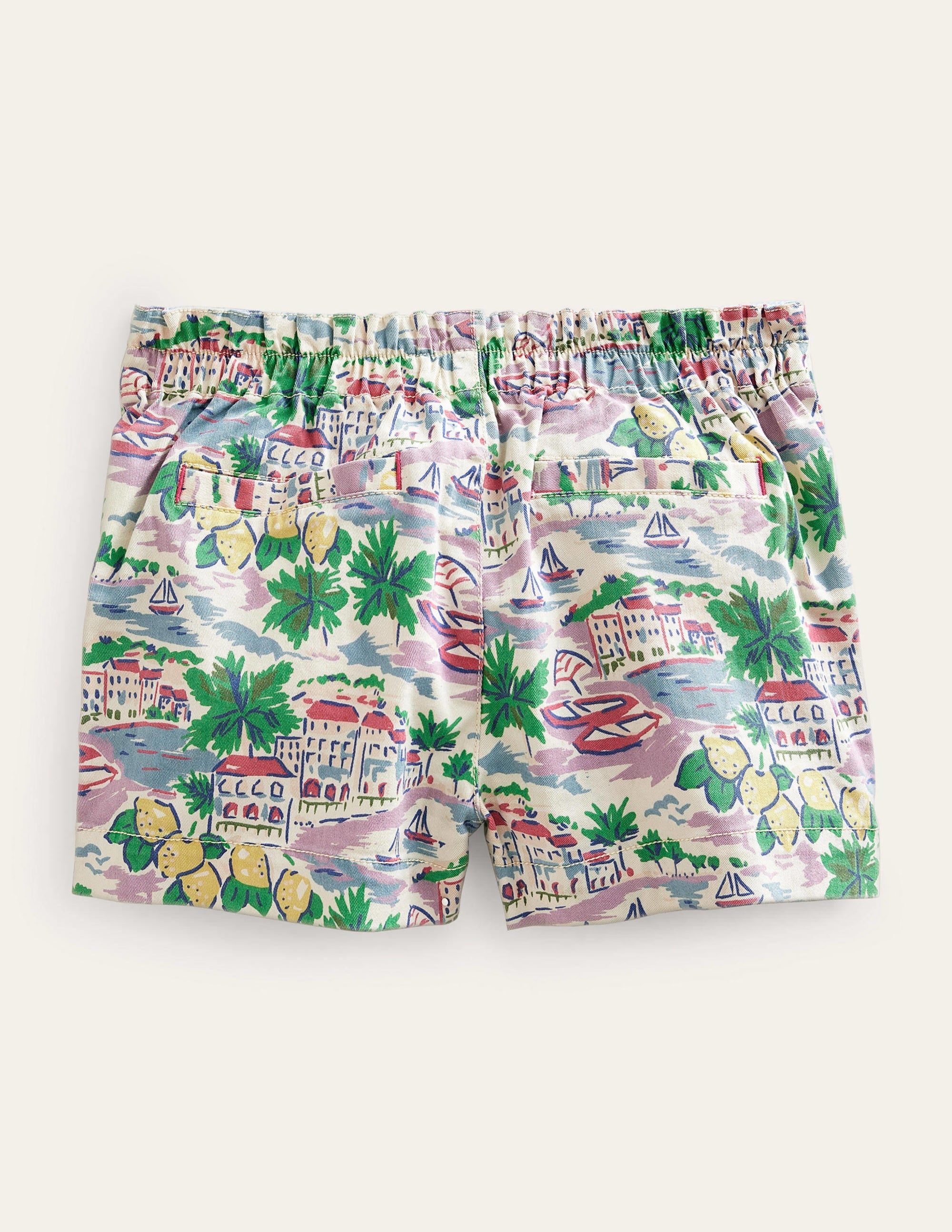 Gemusterte Chinoshorts-Bunt, Szenenmotiv - Image 2