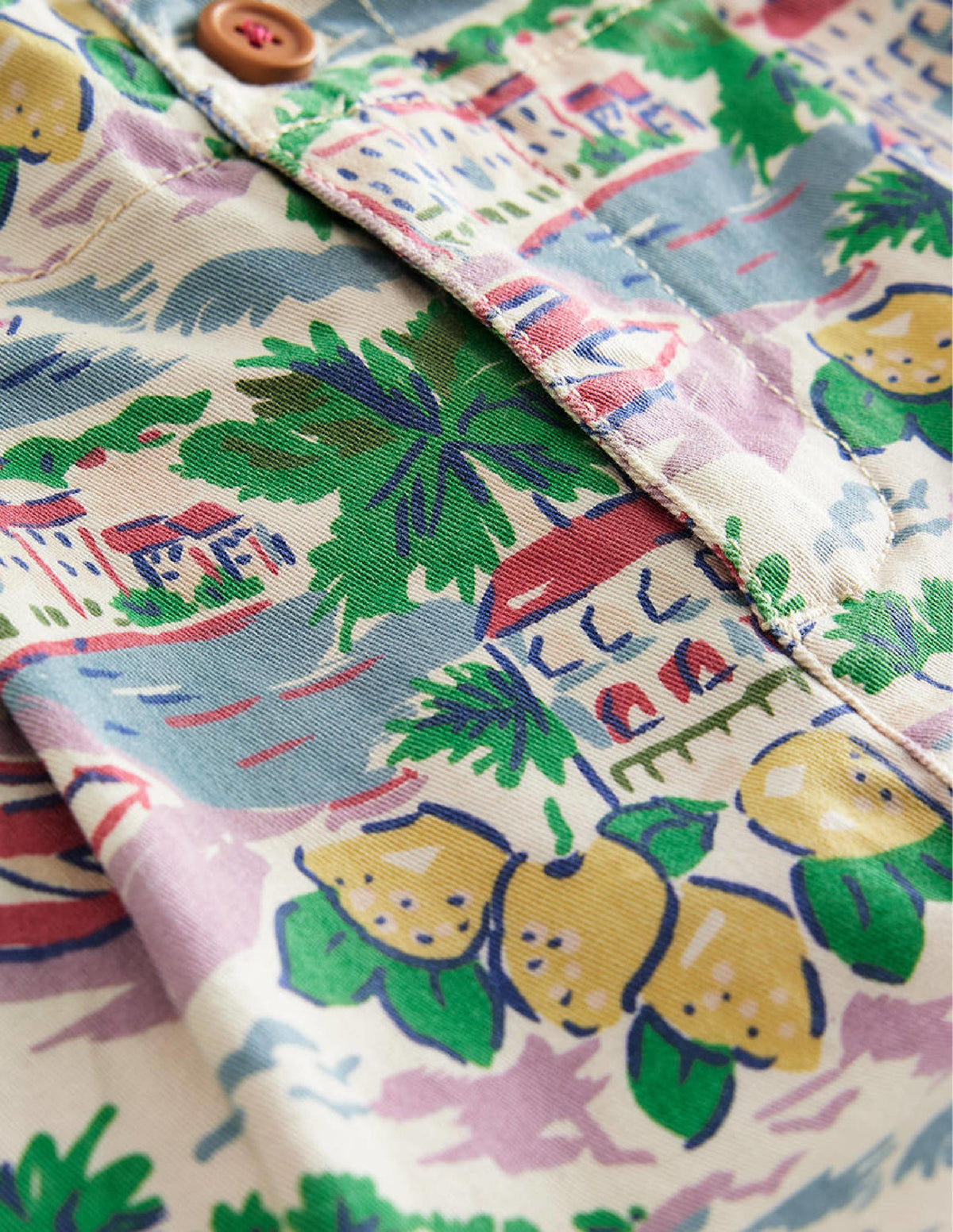 Gemusterte Chinoshorts-Bunt, Szenenmotiv - Image 3