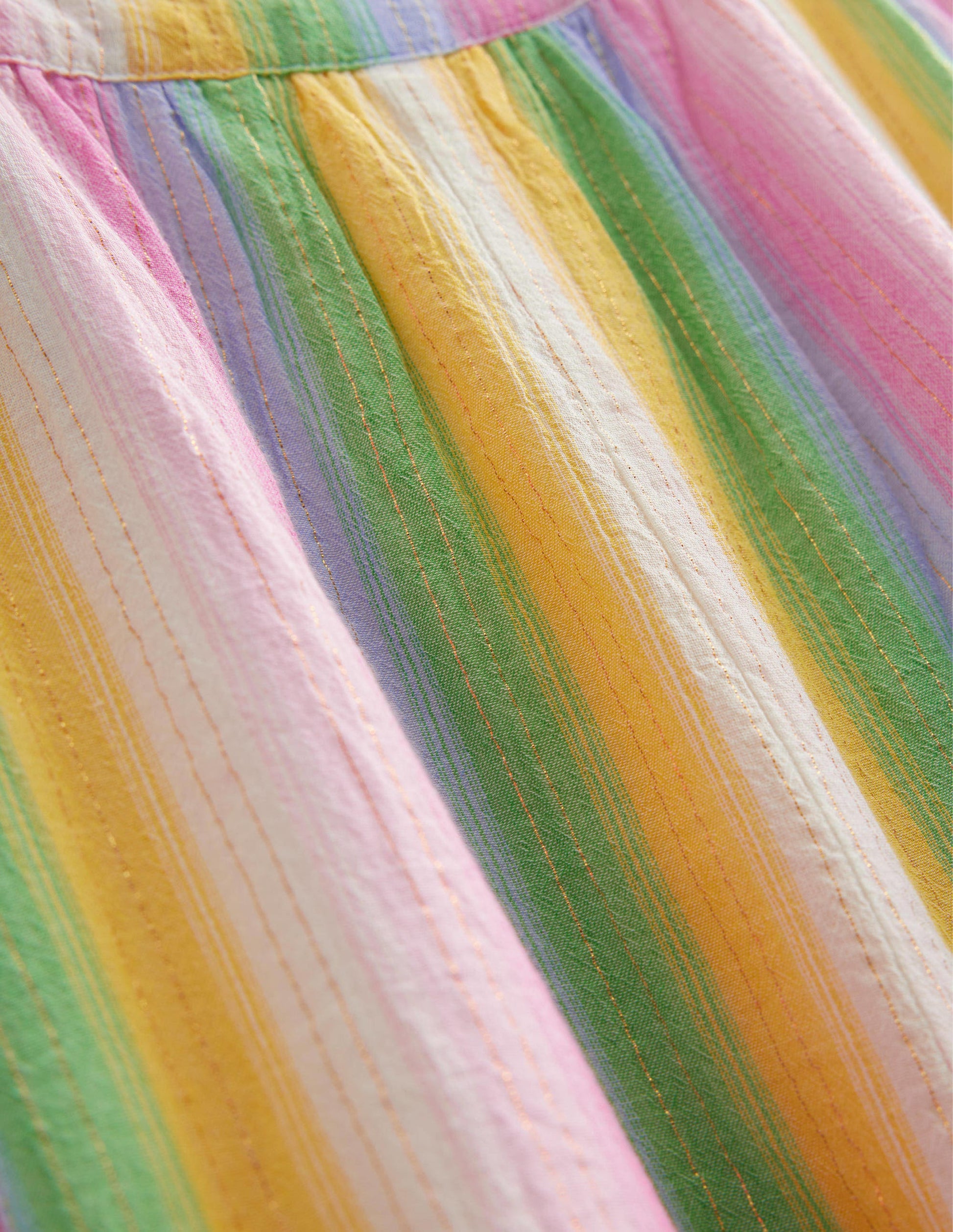 Gewebter Träger-Overall-Regenbogenfarben, Streifen mit Farbverlauf-3