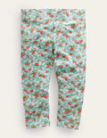Legging court fun-Fraises bleu