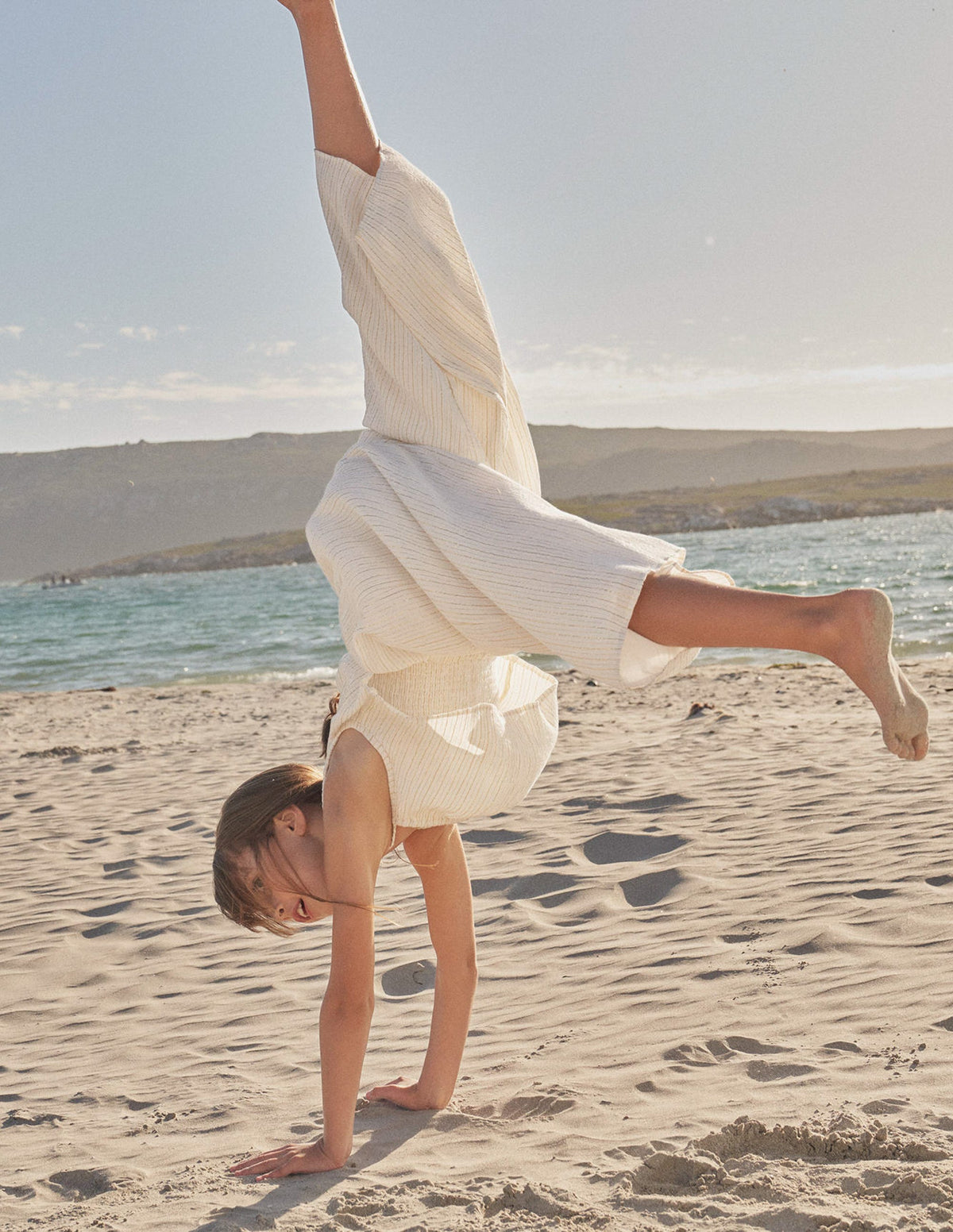 Jumpsuit mit weitem Bein-Naturweiß - Image 5
