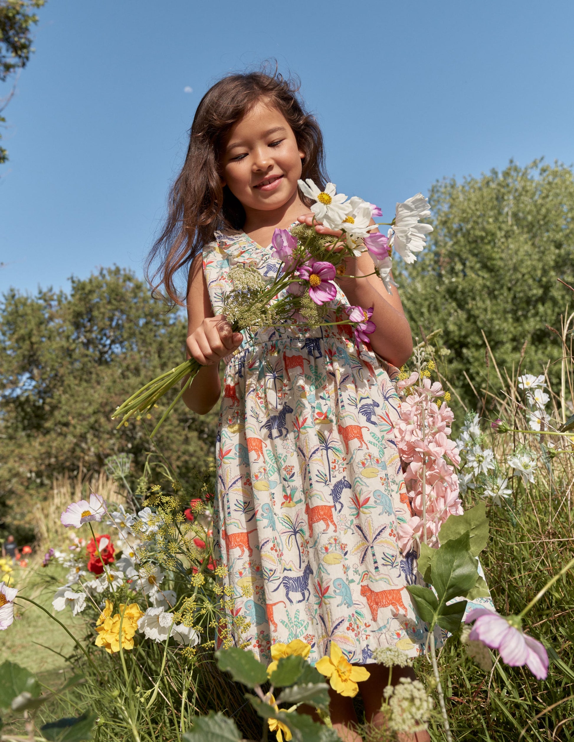 Wickelkleid-Vanille, Tropengarten-4