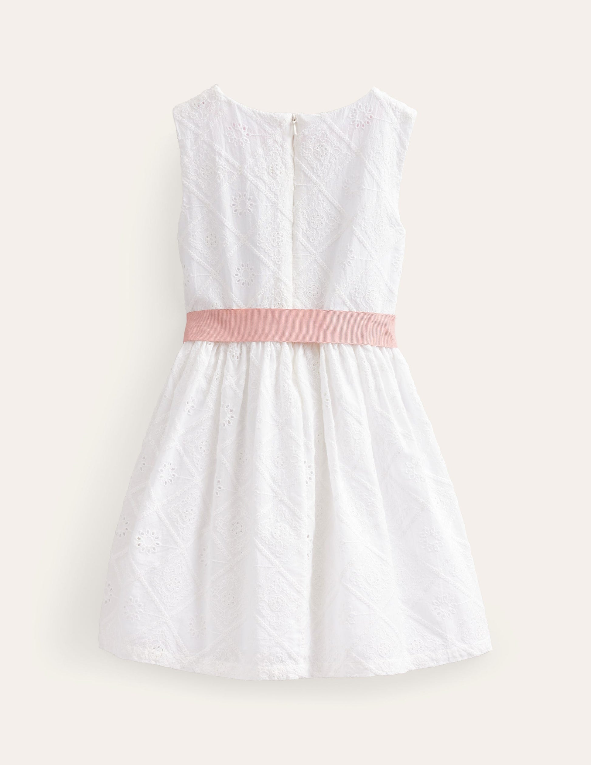 Mini-Me-Kleid mit Lochstickerei-Naturweiß-2