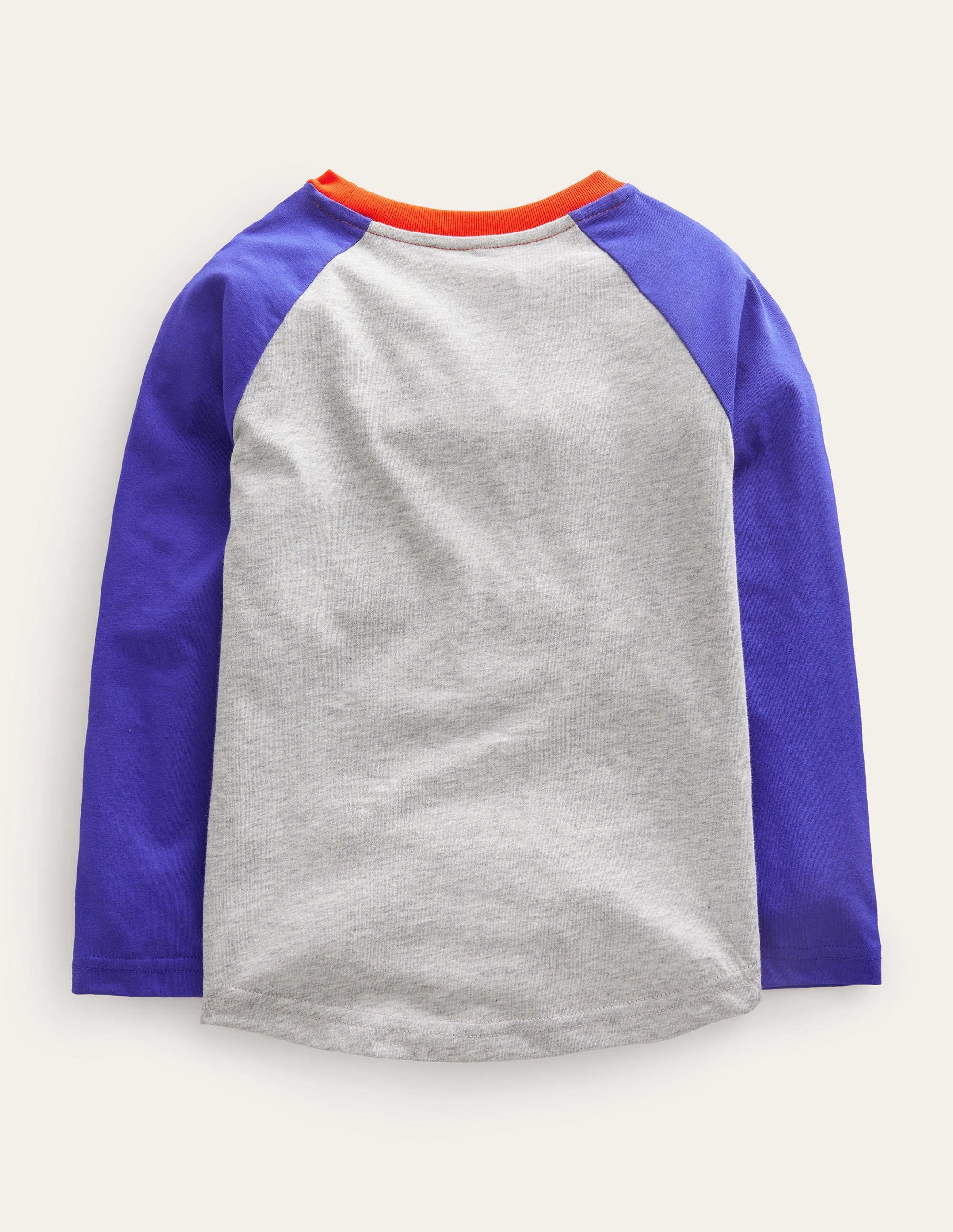 T-shirt motif couronnement-Azurant/gris chiné - Image 2