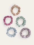 Scrunchies im 5er-Pack-Bunt-Metallic