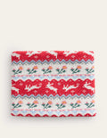 Fair-Isle-Strick-Snood-Zuckerwattenrosa