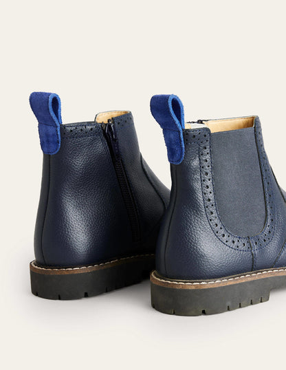 Chelsea-Stiefel-Aqua Marine Marl