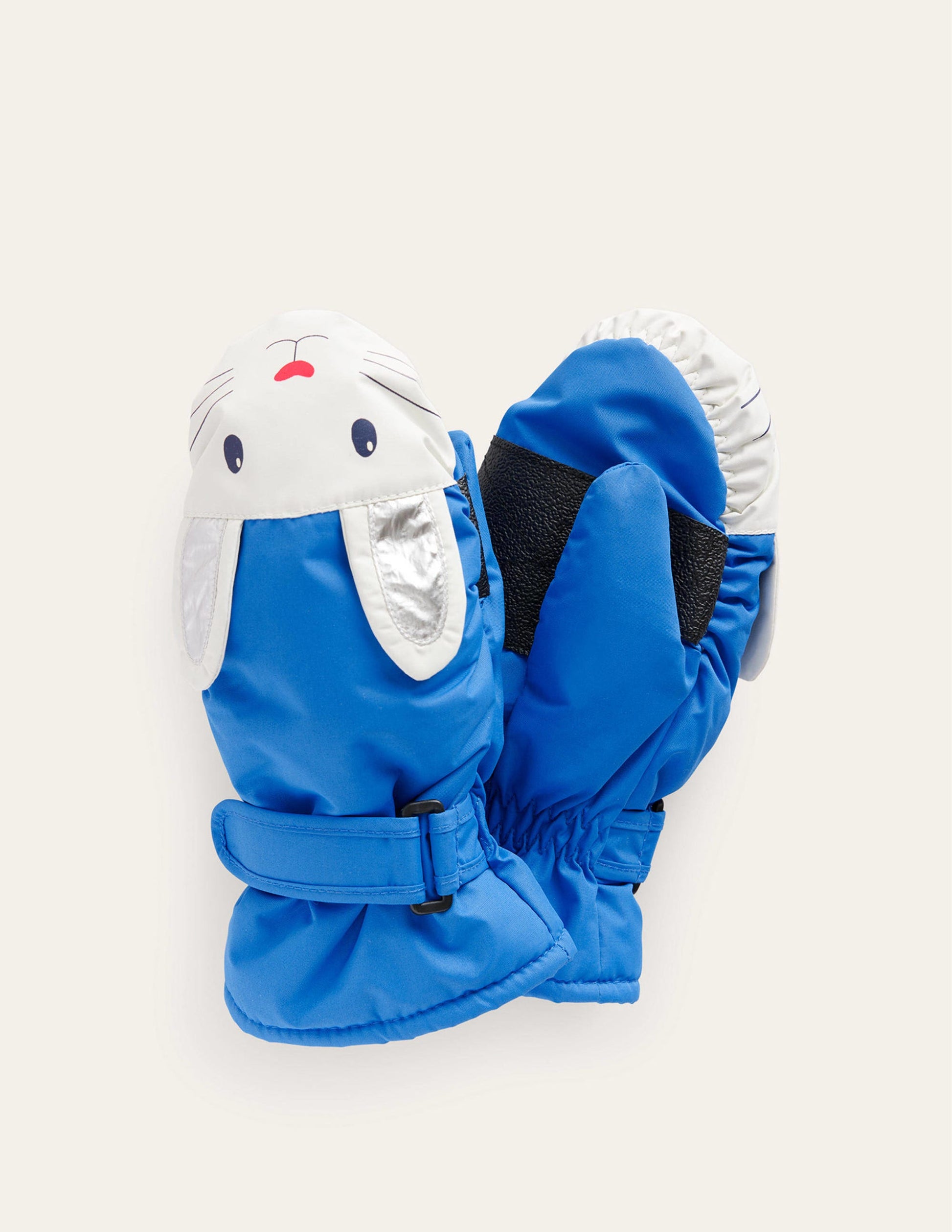 Novelty Allwetter-Fäustlinge-Blau Häschen-1