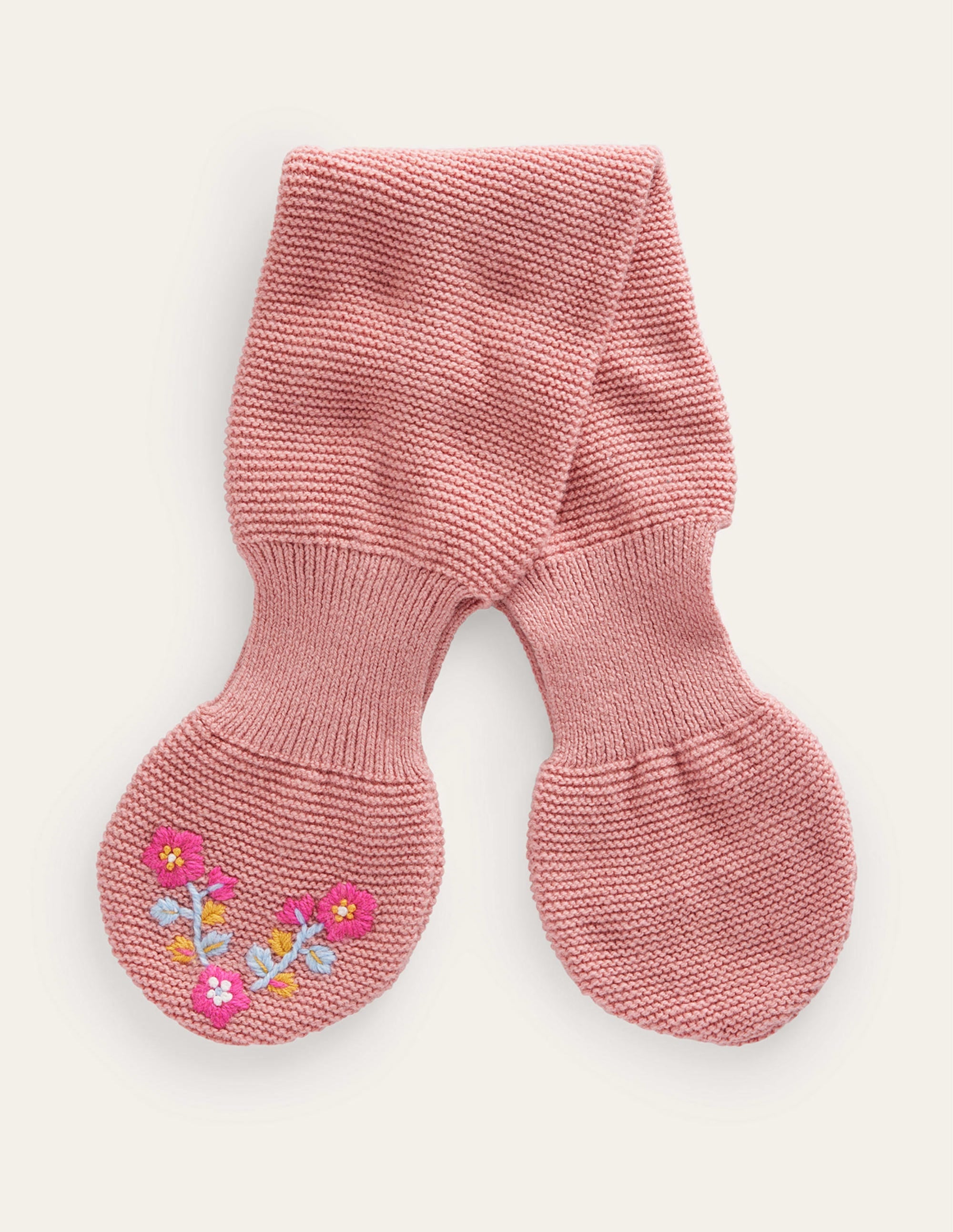 Écharpe en maille-Rose français - Image 1