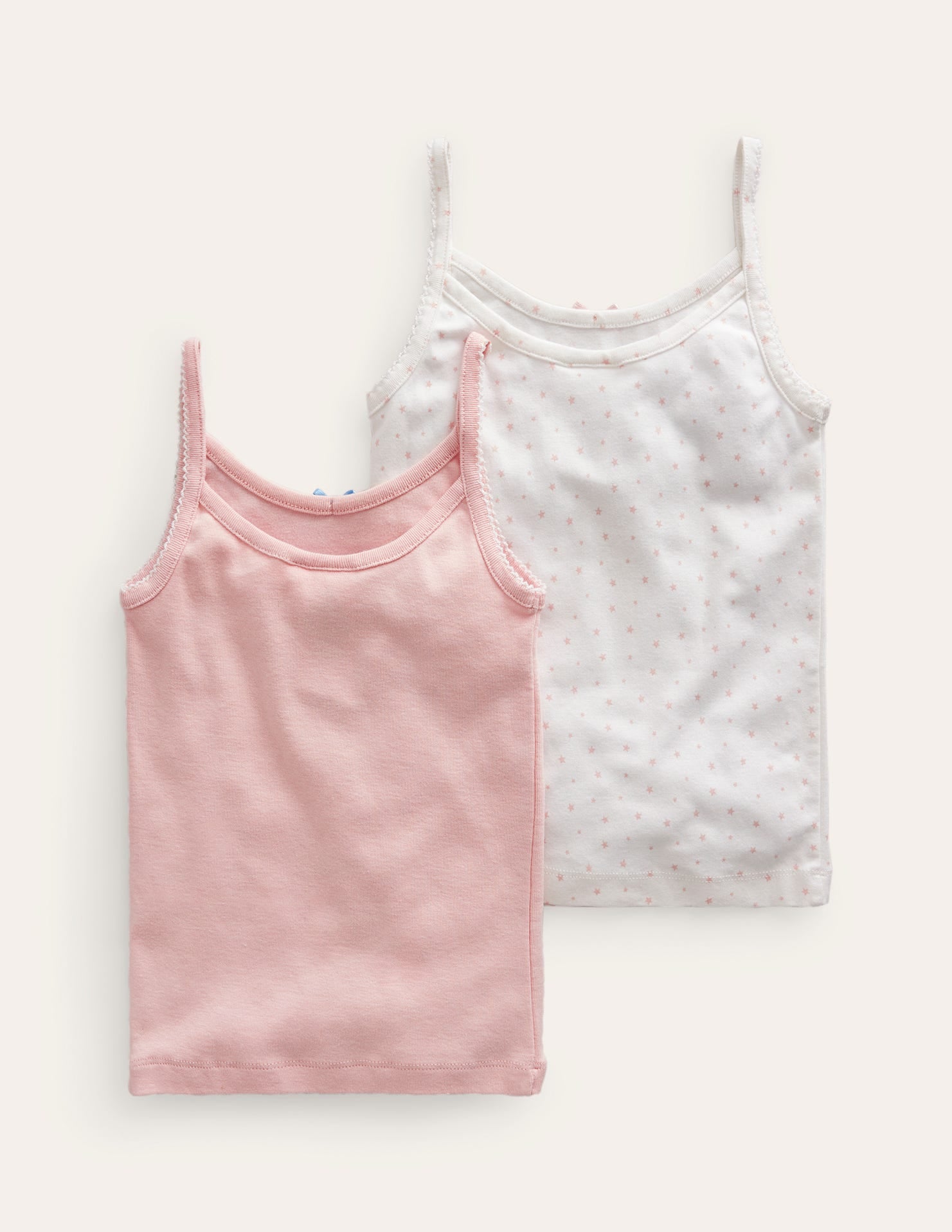 2er-Pack Unterhemden-Rosa Bezaubernde Motive-2