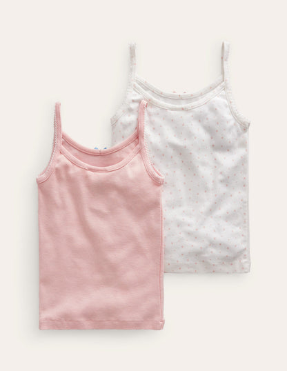 2er-Pack Unterhemden-Rosa Bezaubernde Motive-2