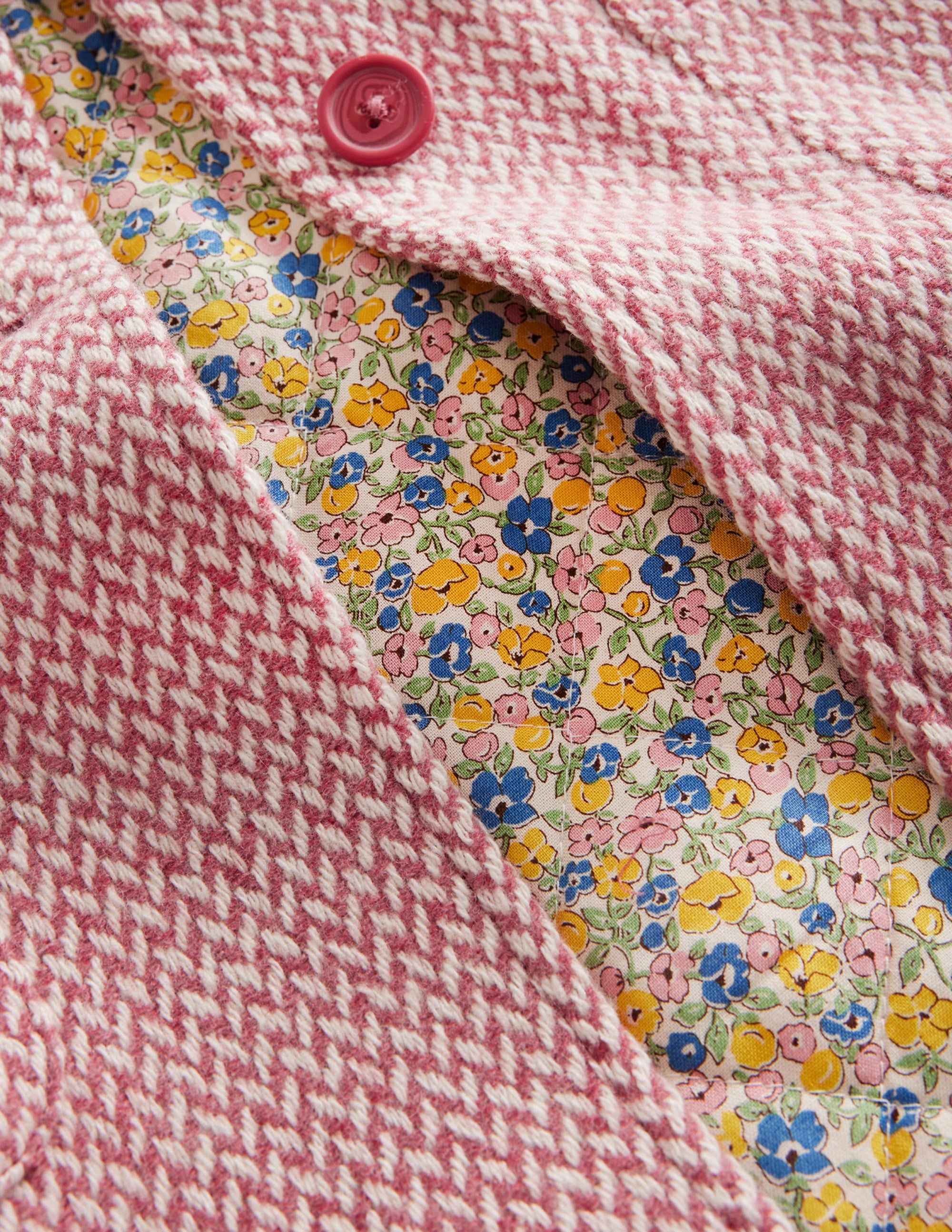 Wunderschöner Mantel aus Wollmischung-Rosa Twill - Image 3