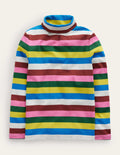 Top col roulé ultra-doux-Rayé multi