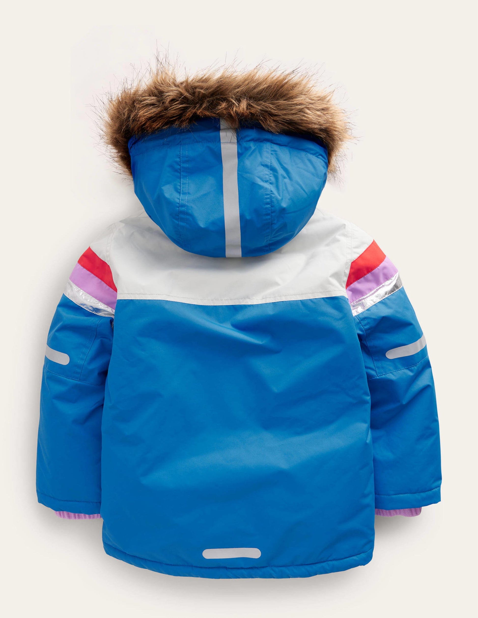 Wasserabweisende Allwetter-Jacke-Ivory/Bluing Blue Floral-2