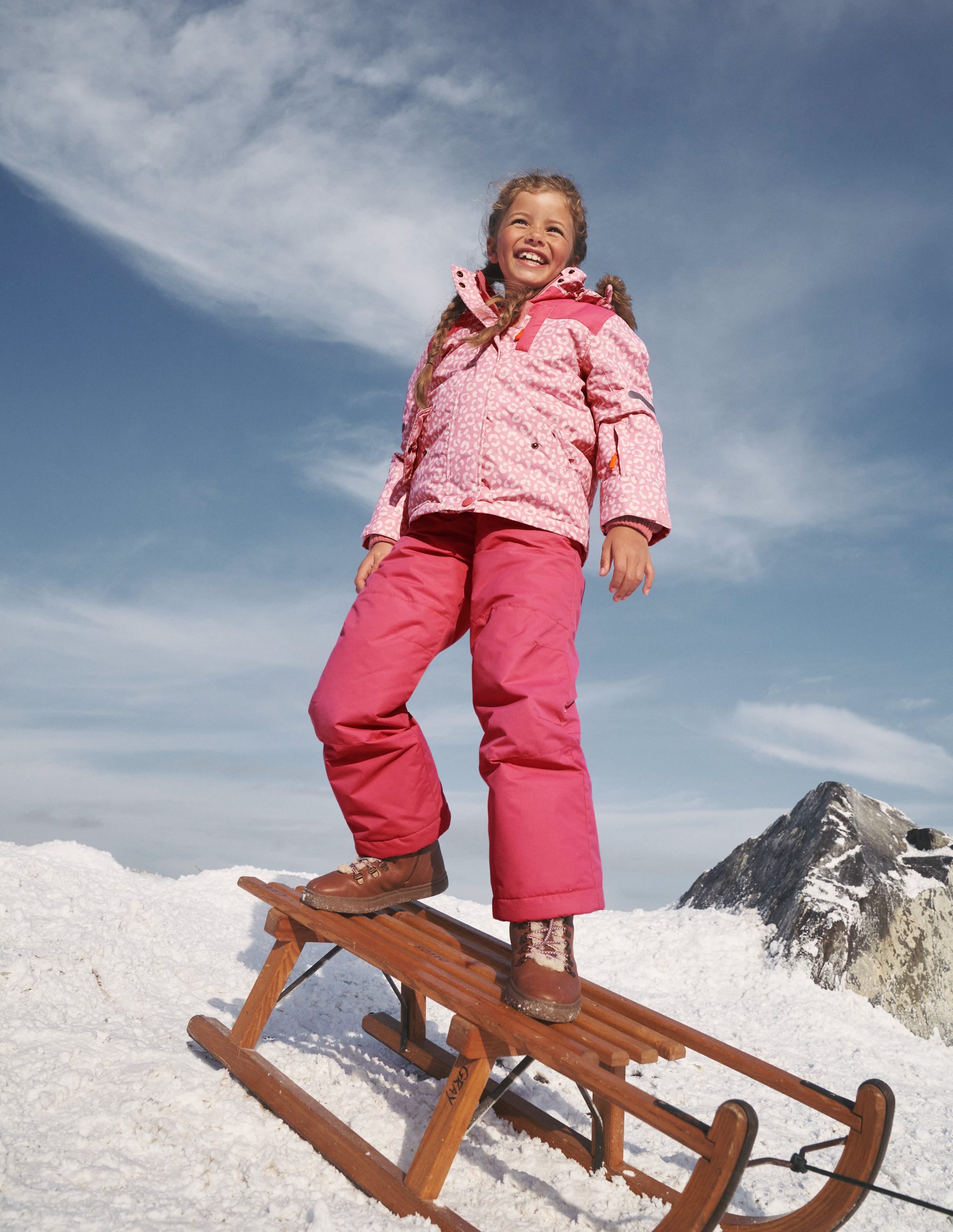 Pink Waterproof Dungaree Trousers-Limonade rose - Image 5
