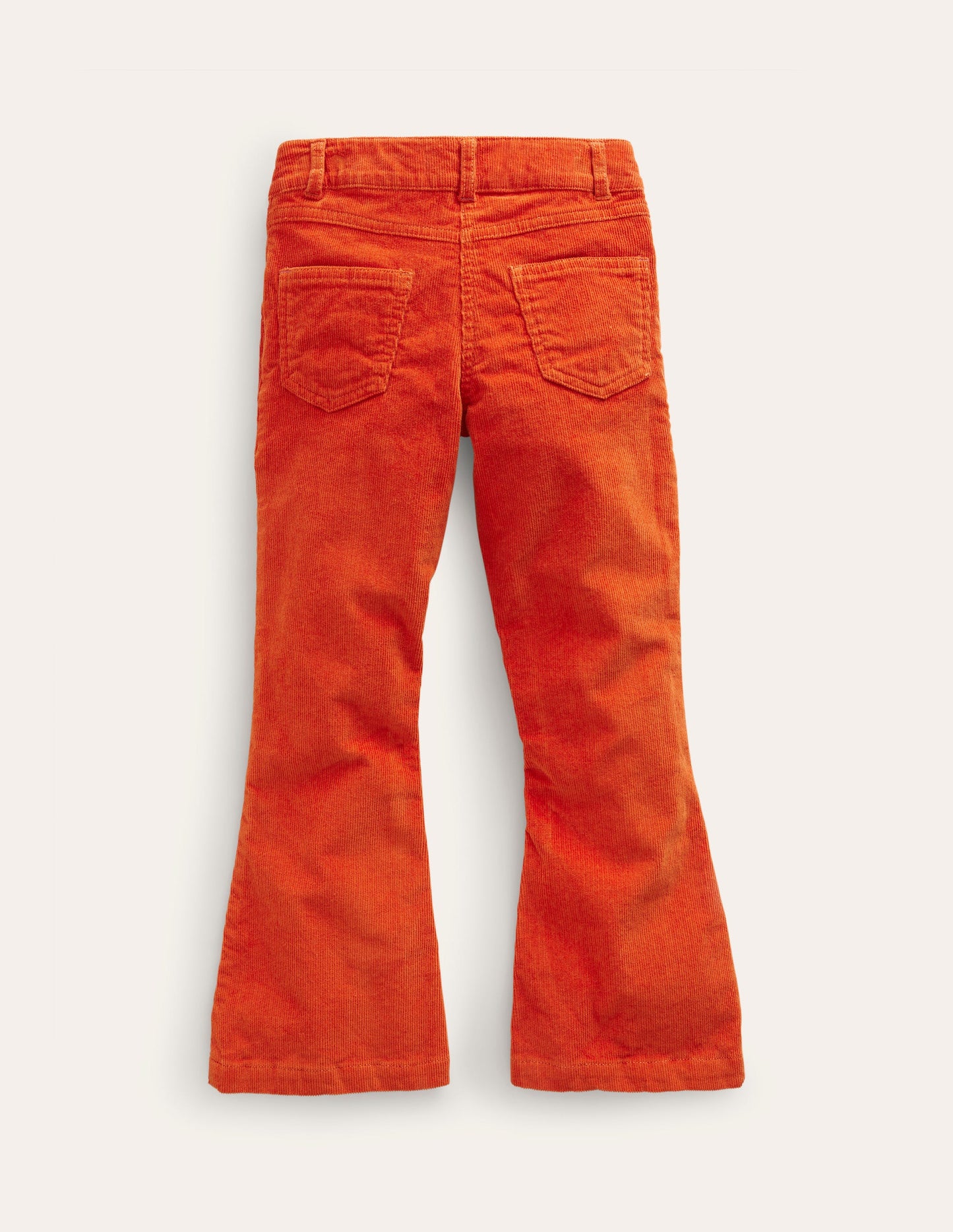 Ausgestellte Jeans-Ahorn-Orange Cord