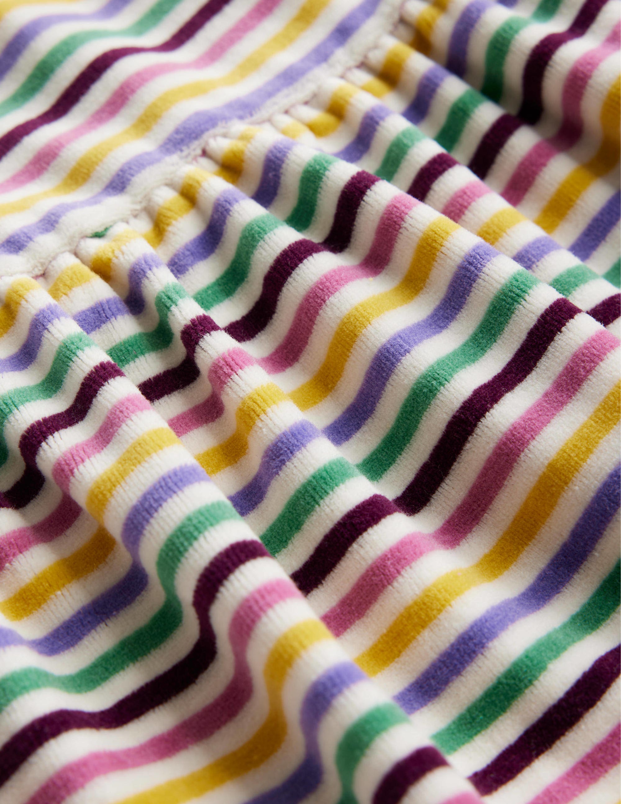 Robe en velours à volants-Arc-en-ciel rose tasse de thé - Image 3