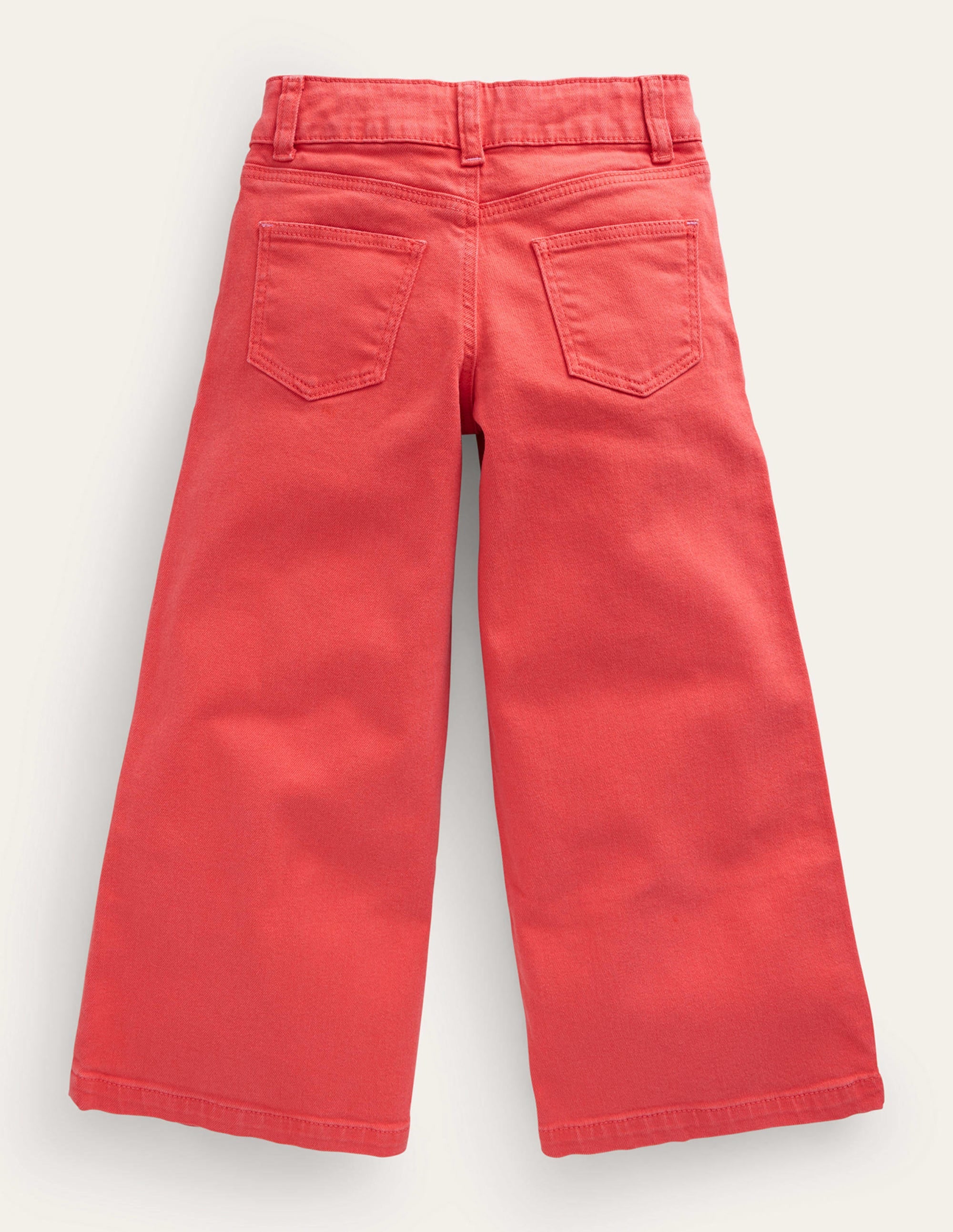 Pantalon large-Rouge confiture - Image 2