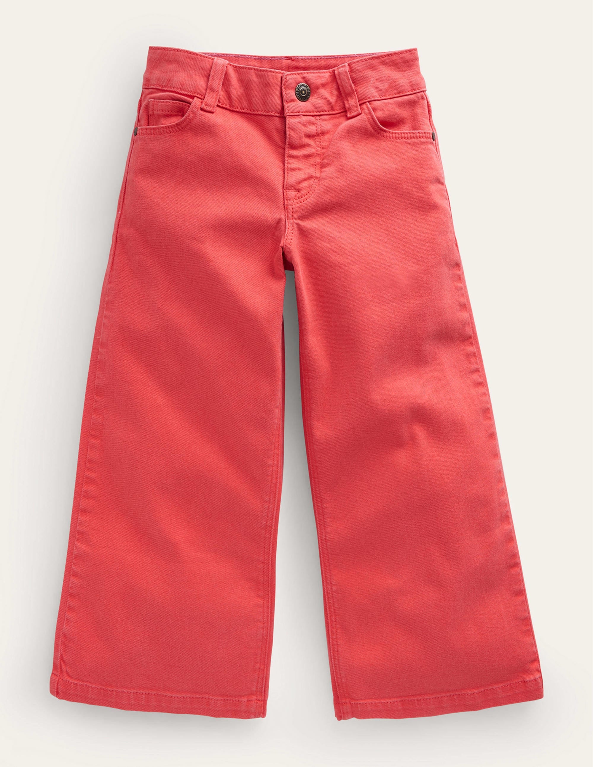 Pantalon large-Rouge confiture - Image 1