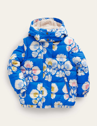 2-in-1 Padded Coat-Egyptian Blue Giant Woodblock-1