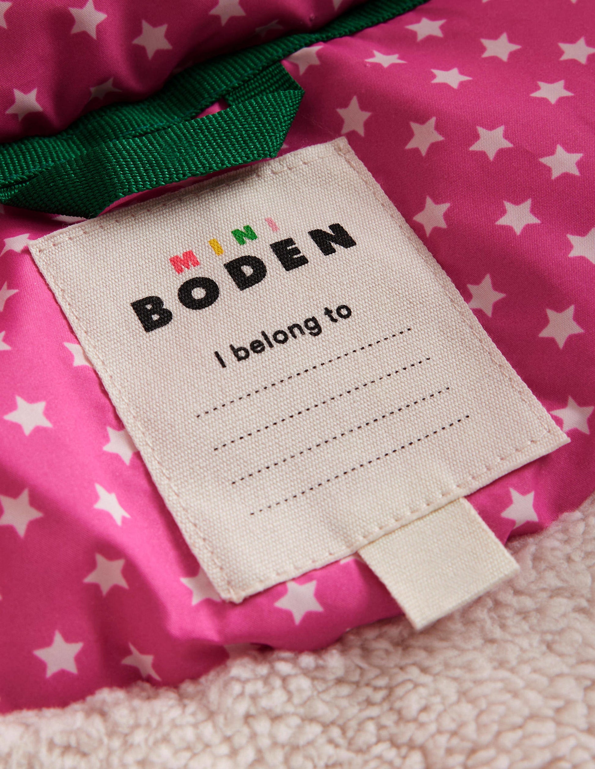 2-in-1 Padded Coat-Mid Pink Tiny Stars-4