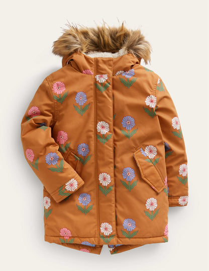 Authentischer Parka-Karamellbonbon Floral-3