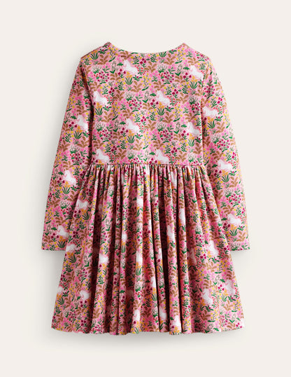 Ballerina-Kleid aus Jersey-Mandelrosa Einhornweide-2