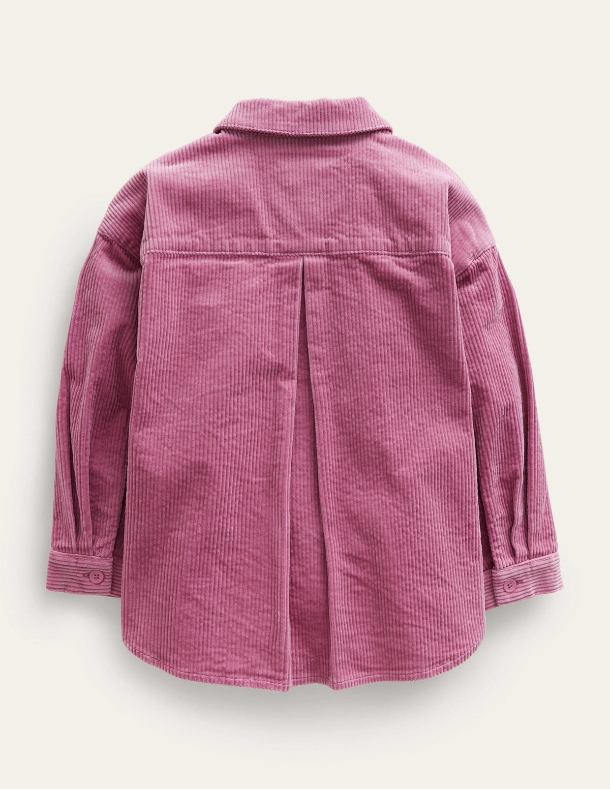 Locker geschnittenes Cordhemd-Teetasse Rosa - Image 2