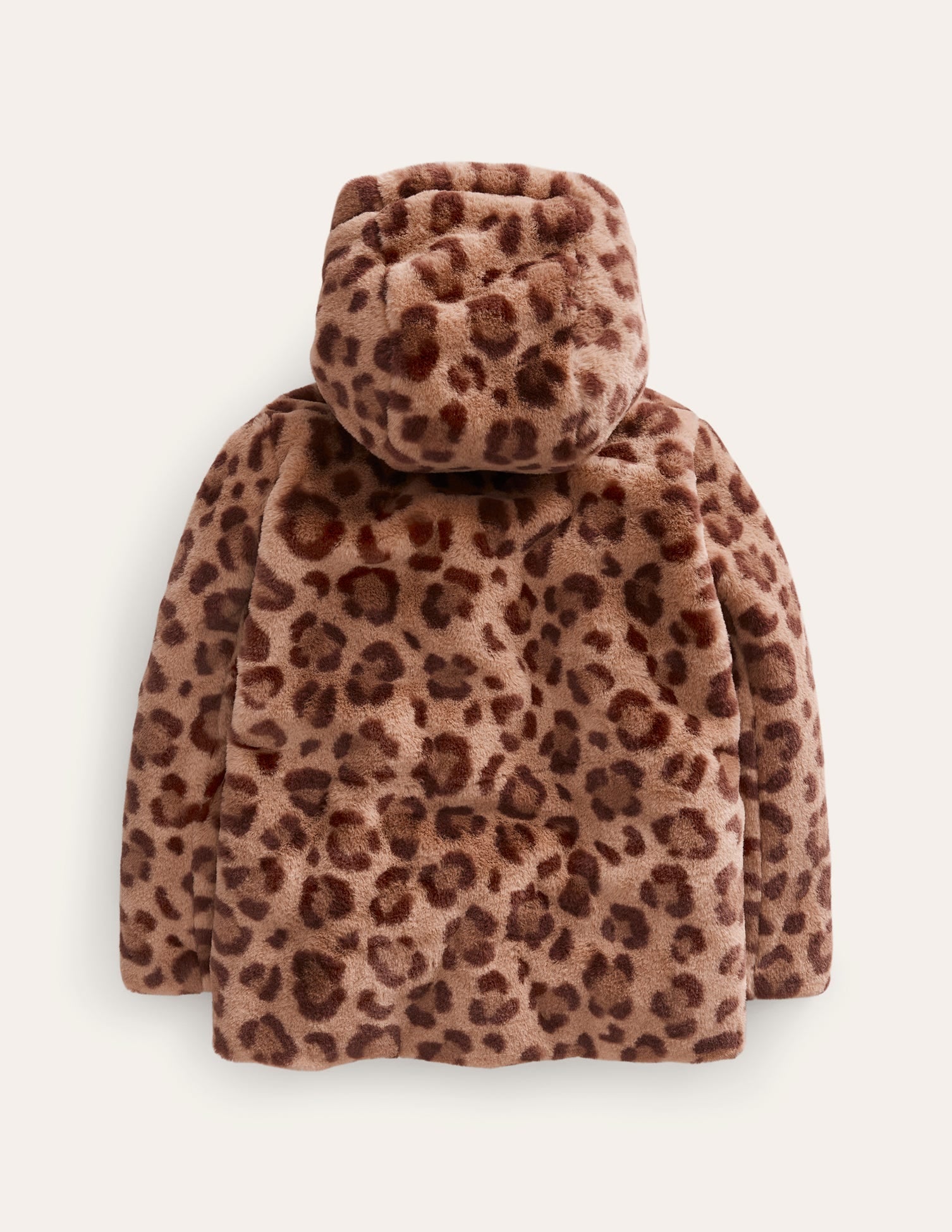 Duffle-coat en fausse fourrure-Grand motif léopard - Image 2