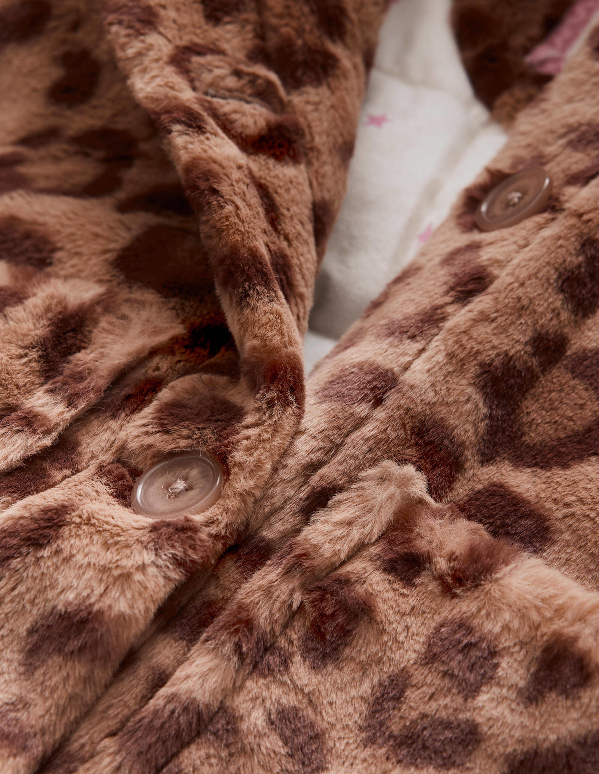 Duffle-coat en fausse fourrure-Grand motif léopard - Image 3