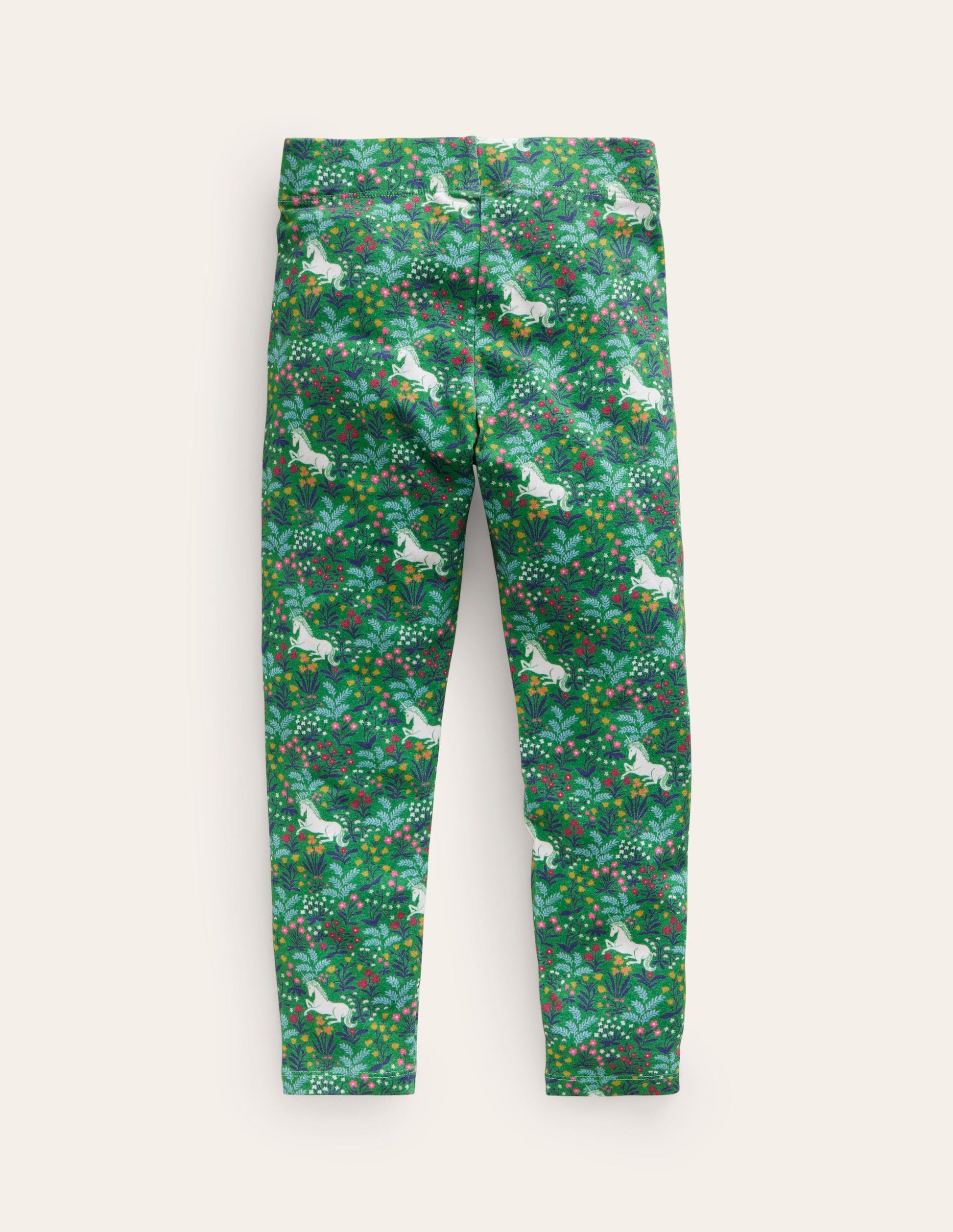 Legging fun-Licornes vert profond-2